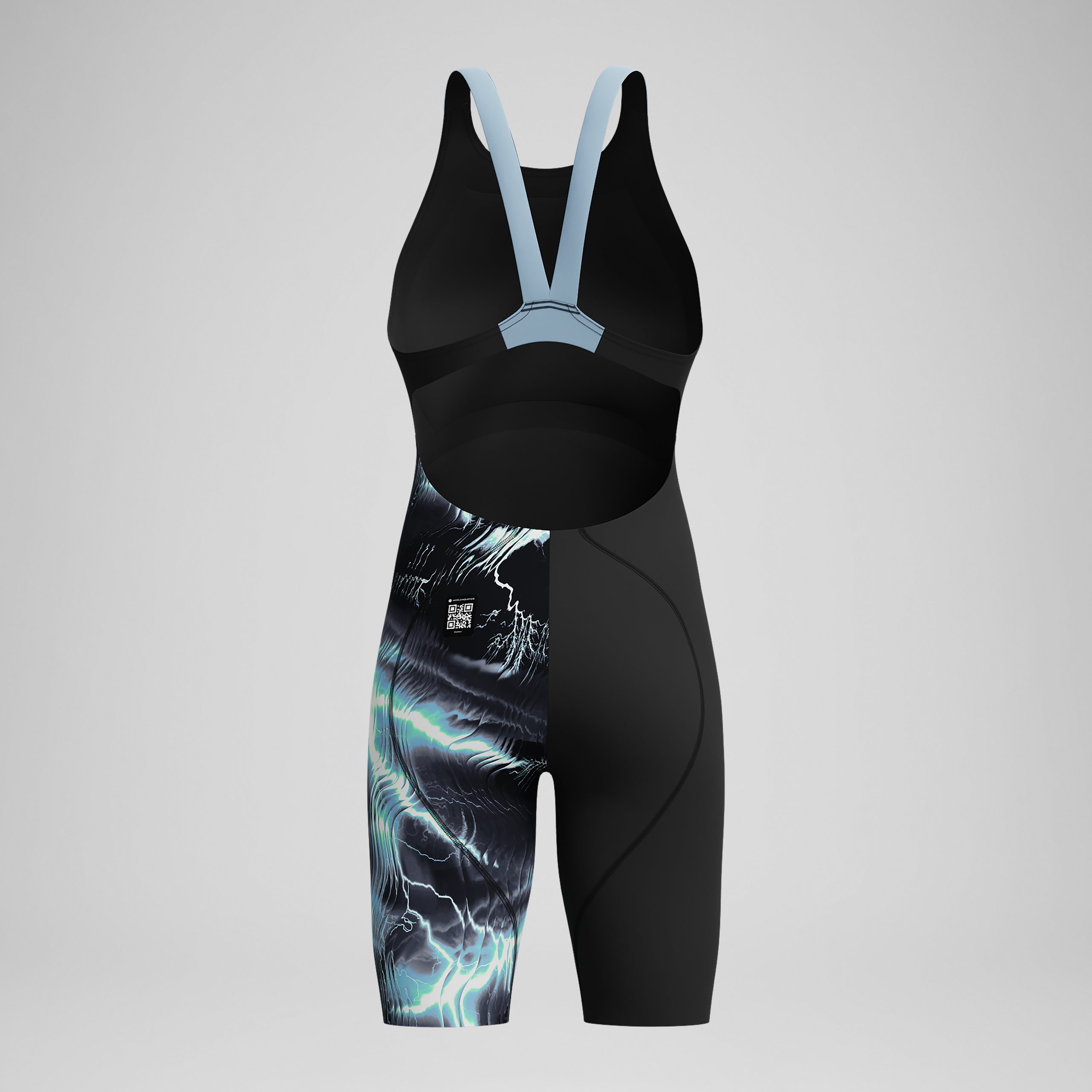 Women's Fastskin LZR Pro 2.0 Kneeskin Black/Grey - Image 7