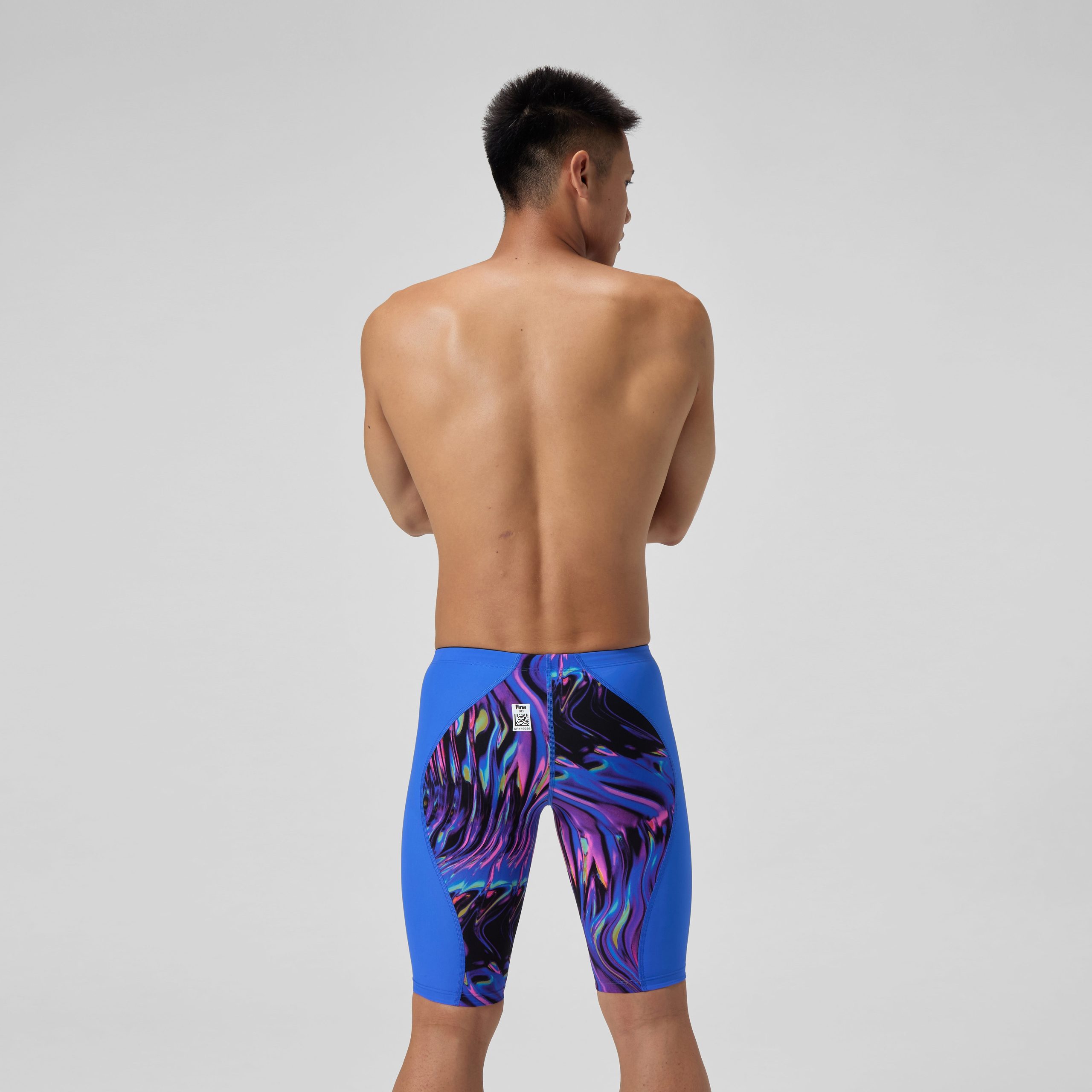 Men's Fastskin LZR Pro 2.0 Printed Jammer Blue - Image 4