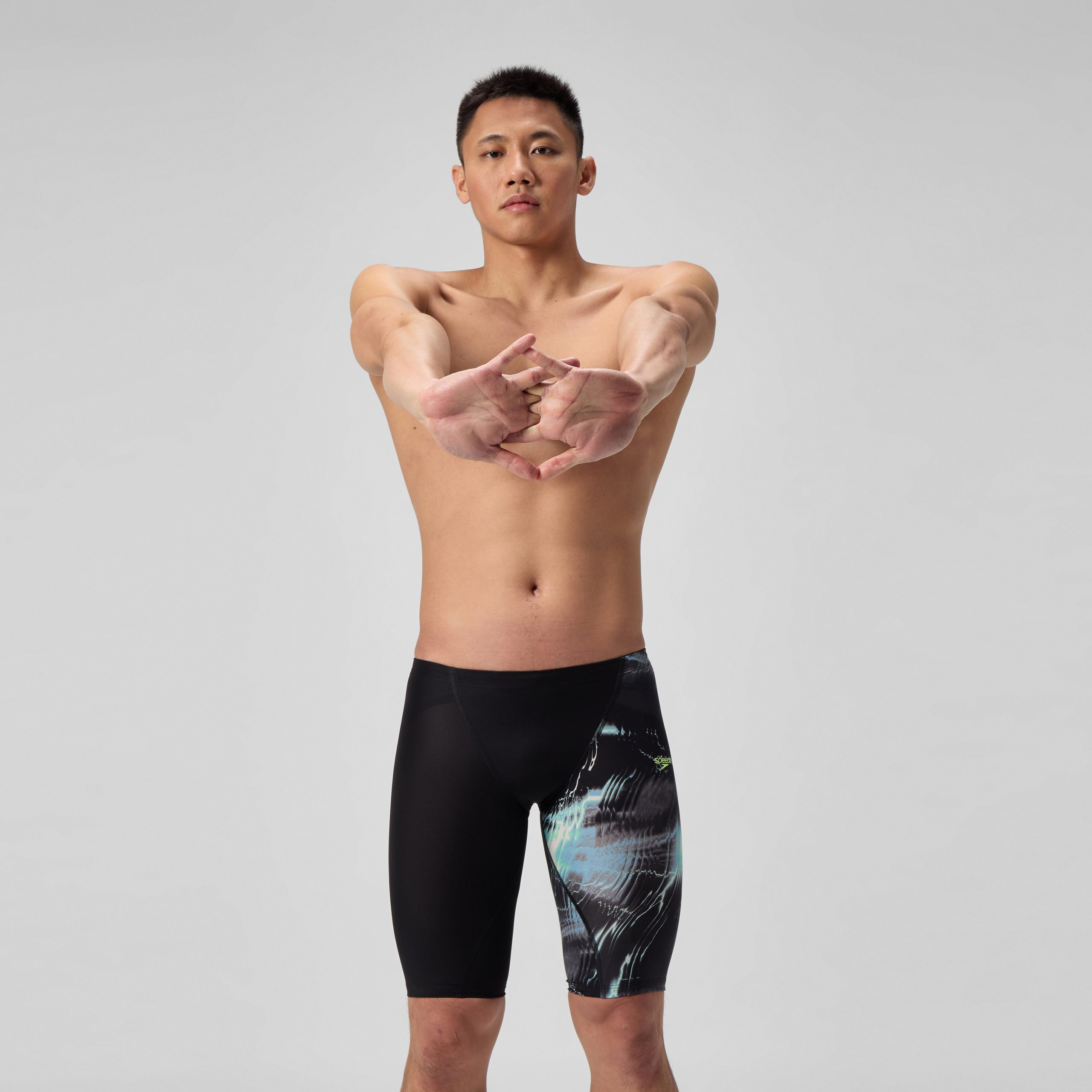 Men's Fastskin LZR Pro 2.0 Jammer Black/Grey - Image 2