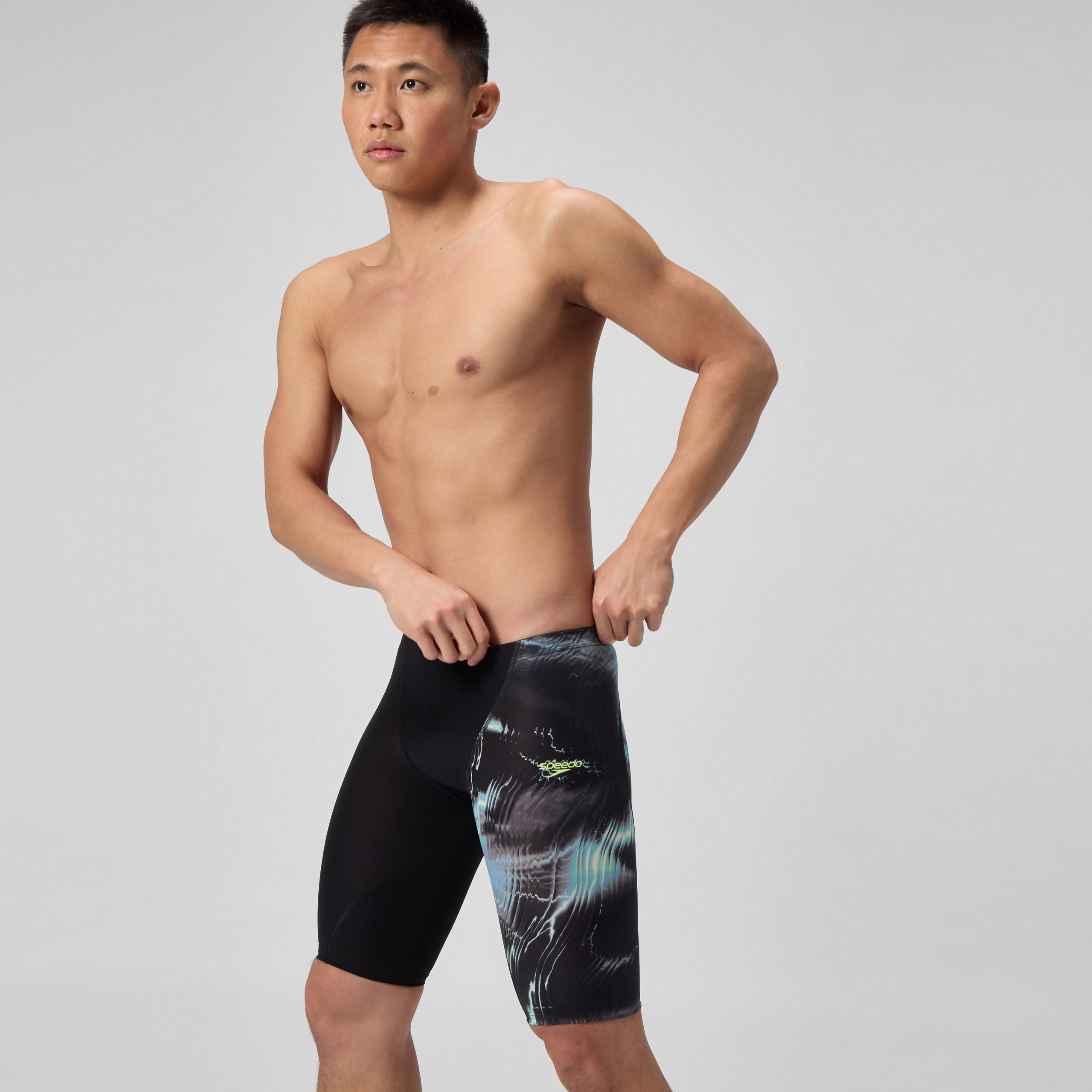 Men's Fastskin LZR Pro 2.0 Jammer Black/Grey - Image 3