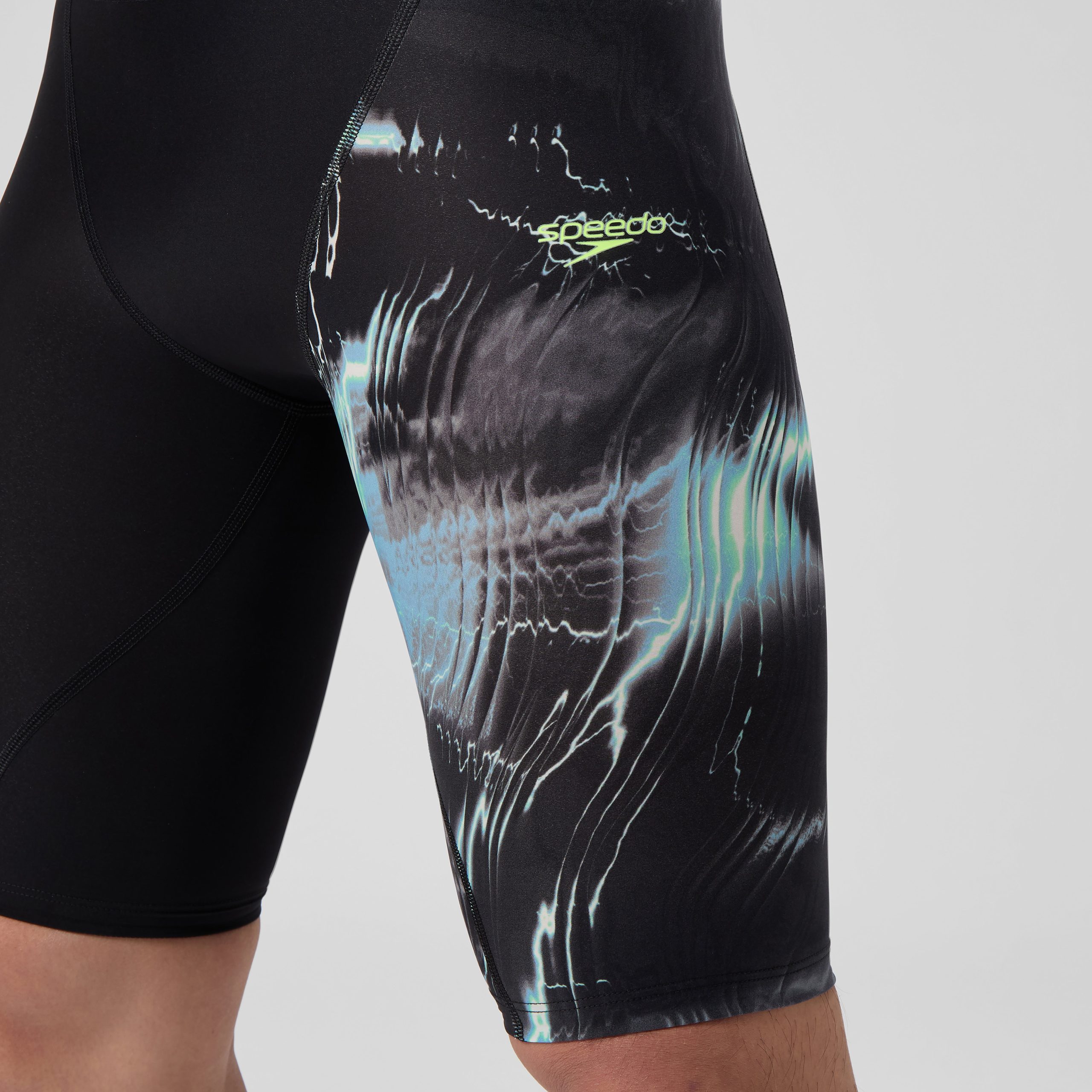 Men's Fastskin LZR Pro 2.0 Jammer Black/Grey - Image 9
