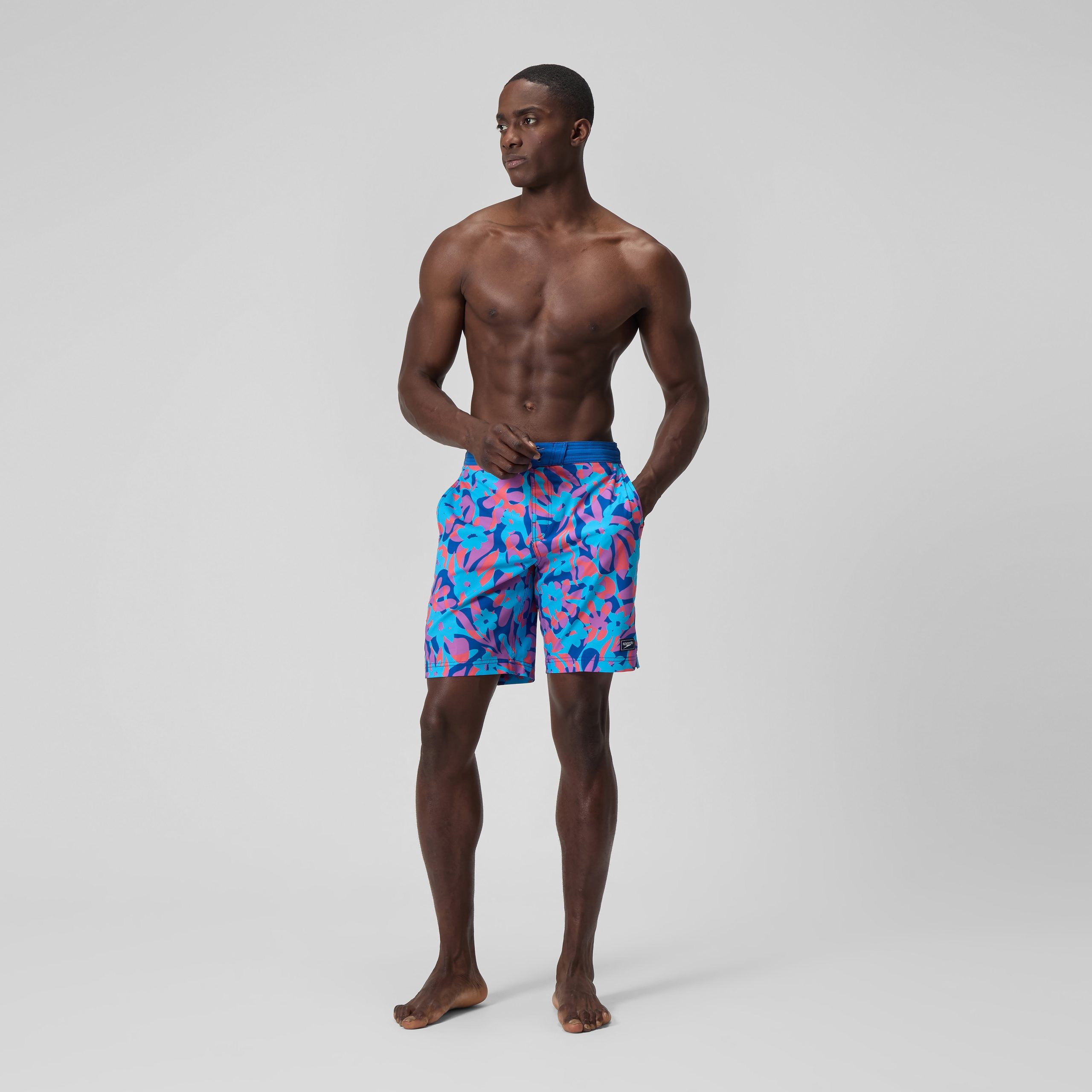 Men's Bondi Boardshort Blue/Pink