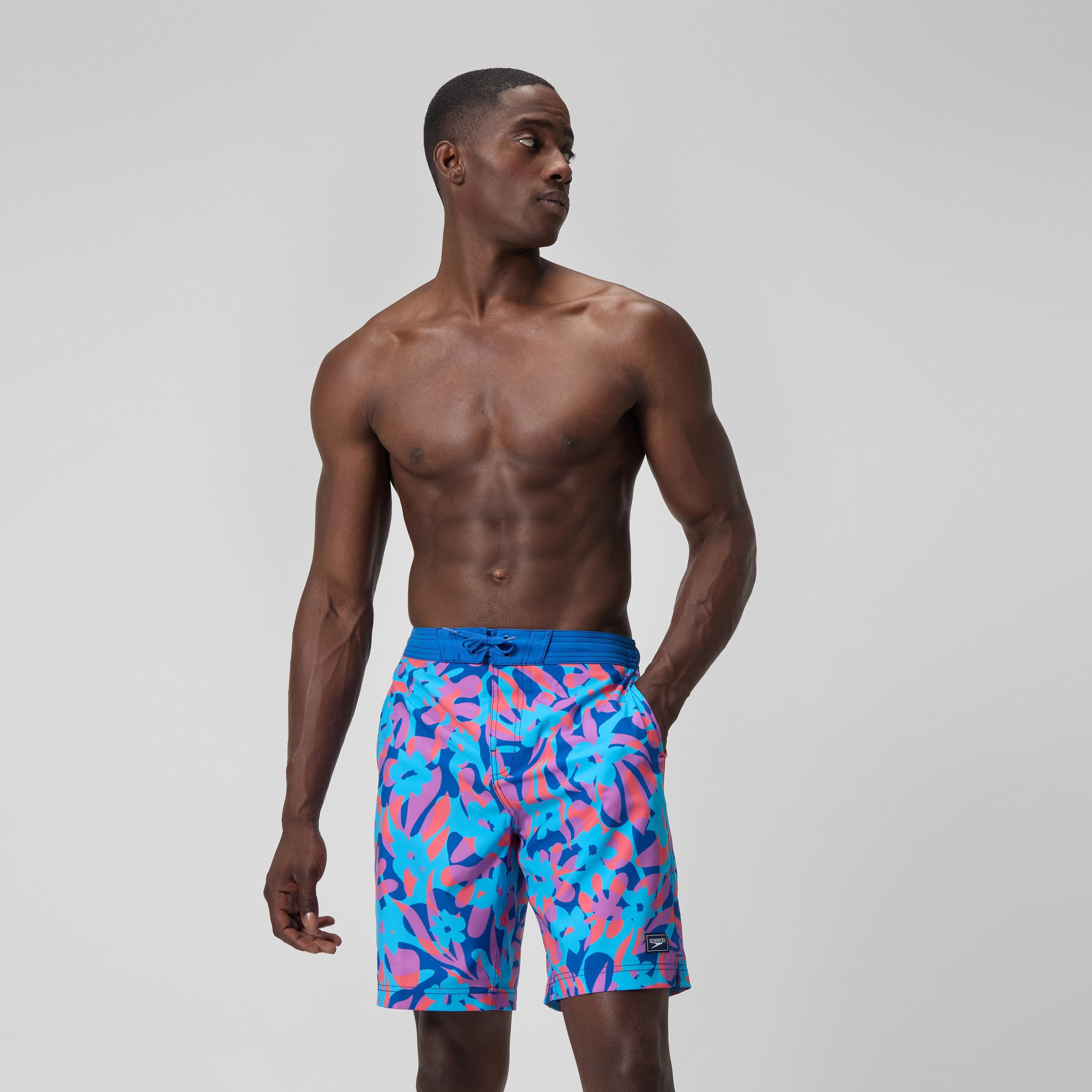 Men's Bondi Boardshort Blue/Pink - Image 2