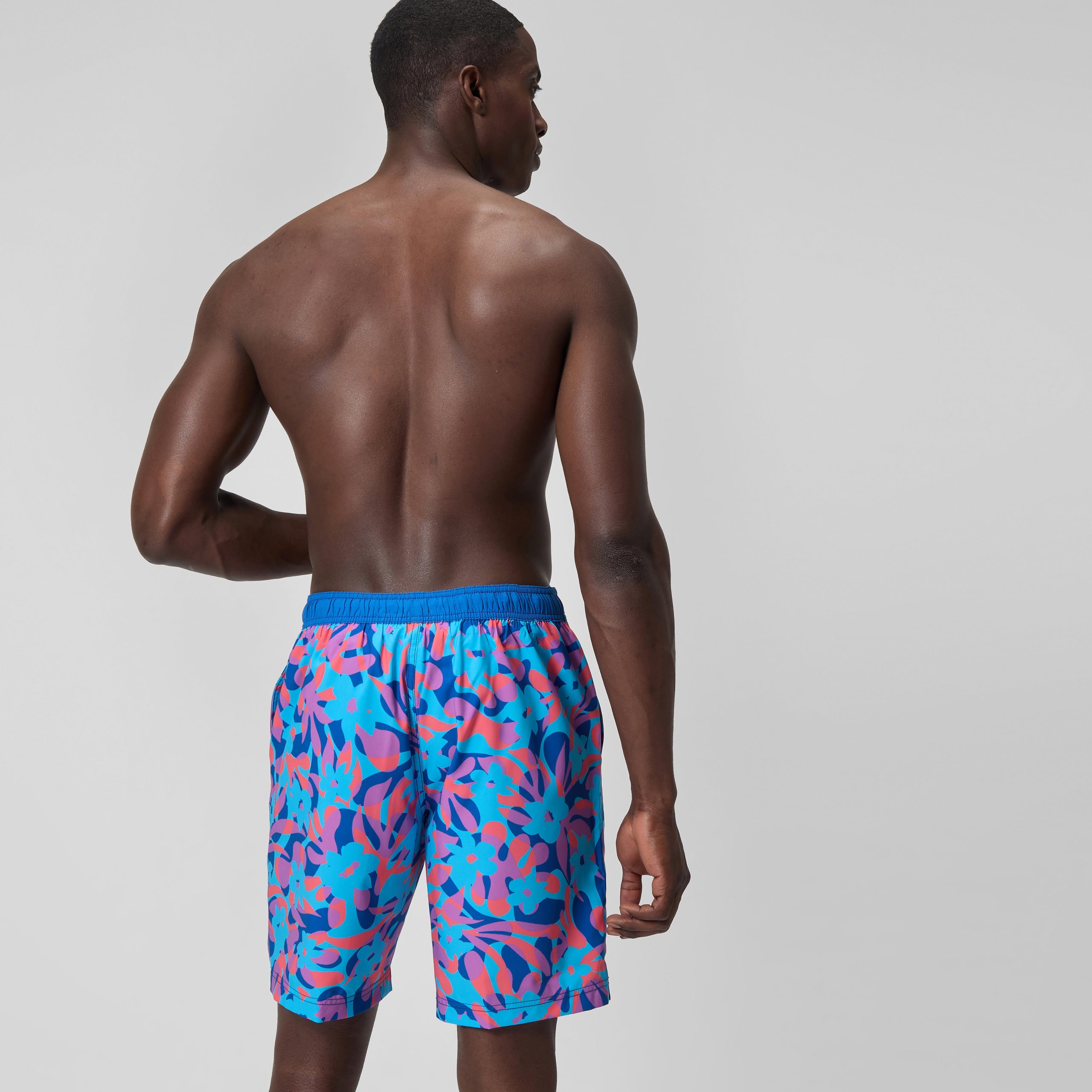 Men's Bondi Boardshort Blue/Pink - Image 4