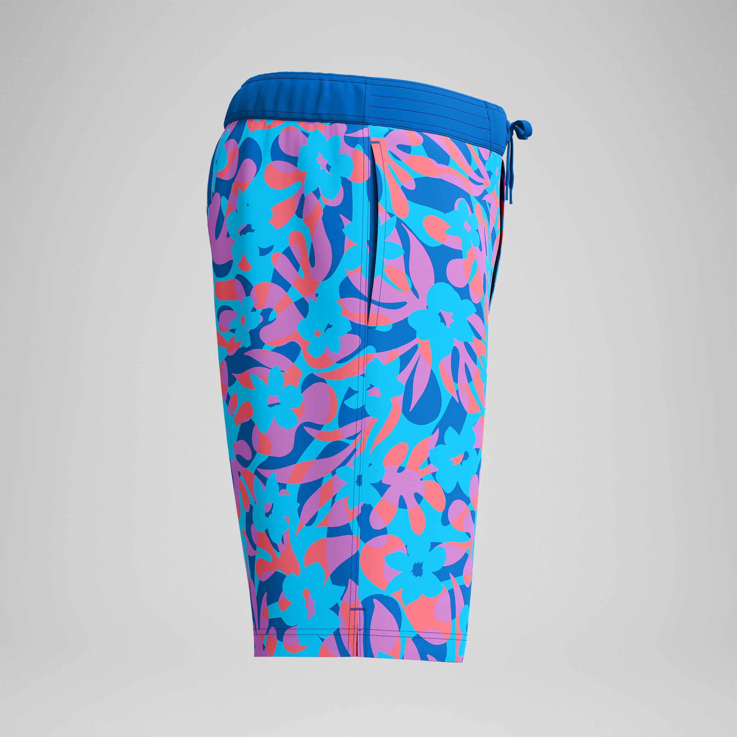 Men's Bondi Boardshort Blue/Pink - Image 6
