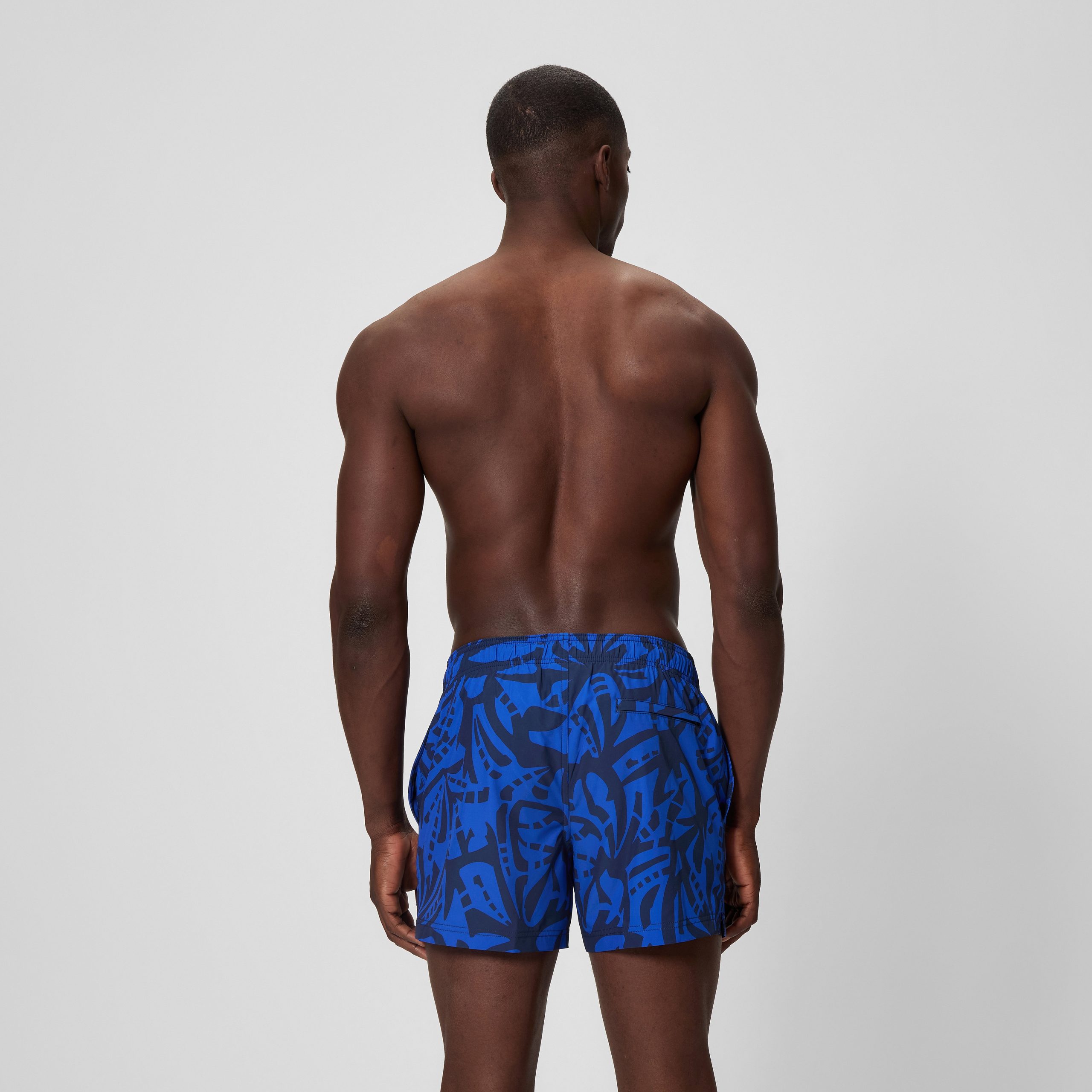 Men's Redondo Edge Printed Swim Shorts Navy/Blue - Image 3
