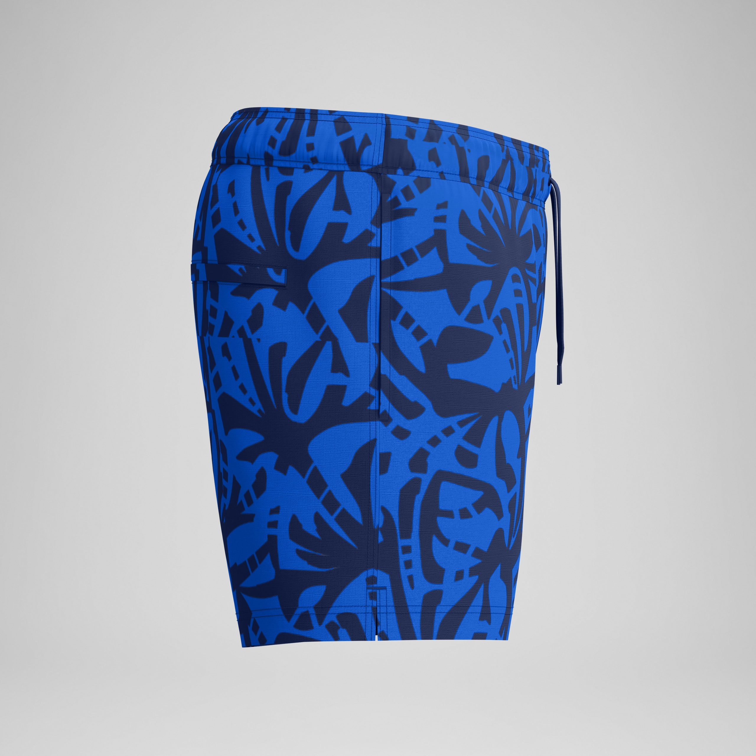 Men's Redondo Edge Printed Swim Shorts Navy/Blue - Image 6