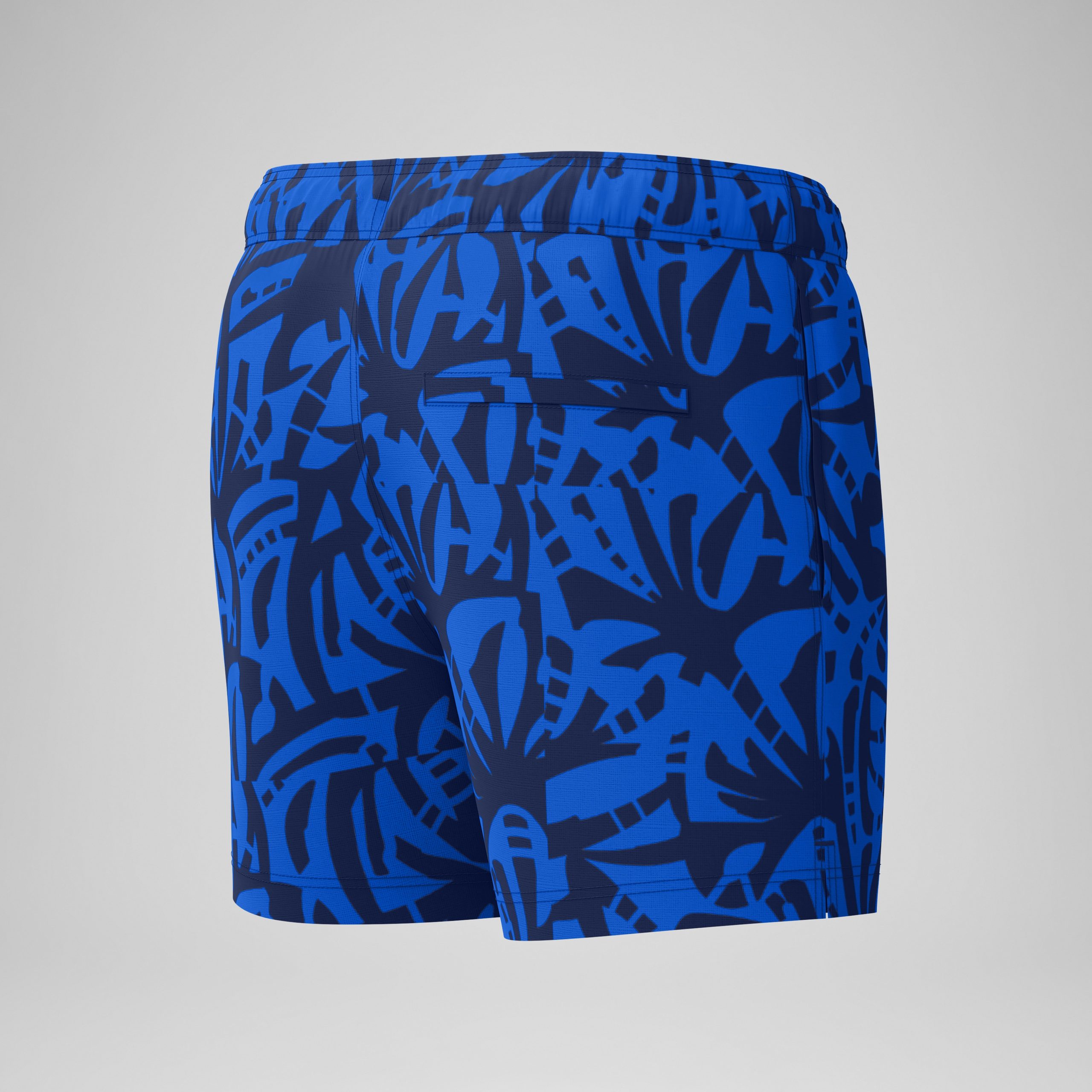 Men's Redondo Edge Printed Swim Shorts Navy/Blue - Image 7
