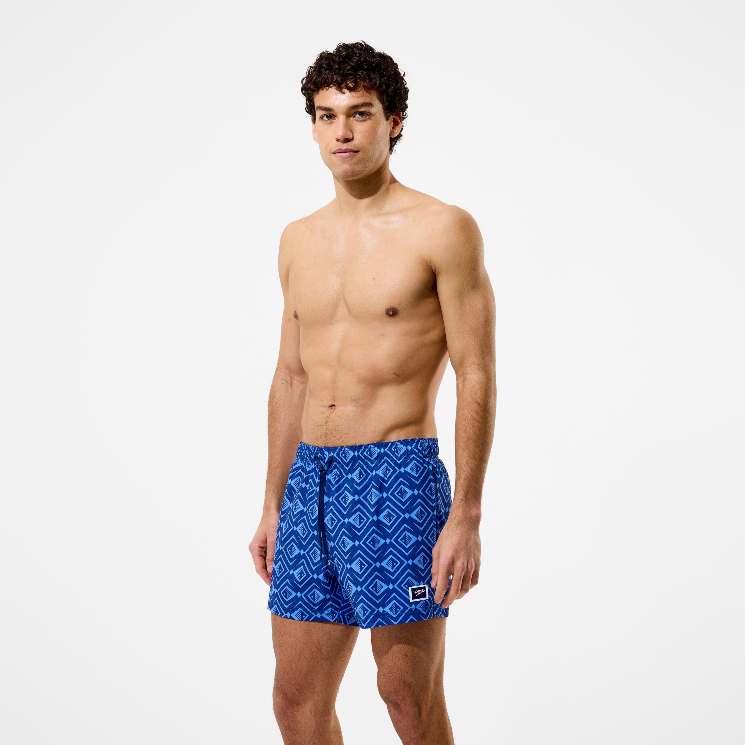 Men's Redondo Edge Printed Swim Shorts Navy - Image 2