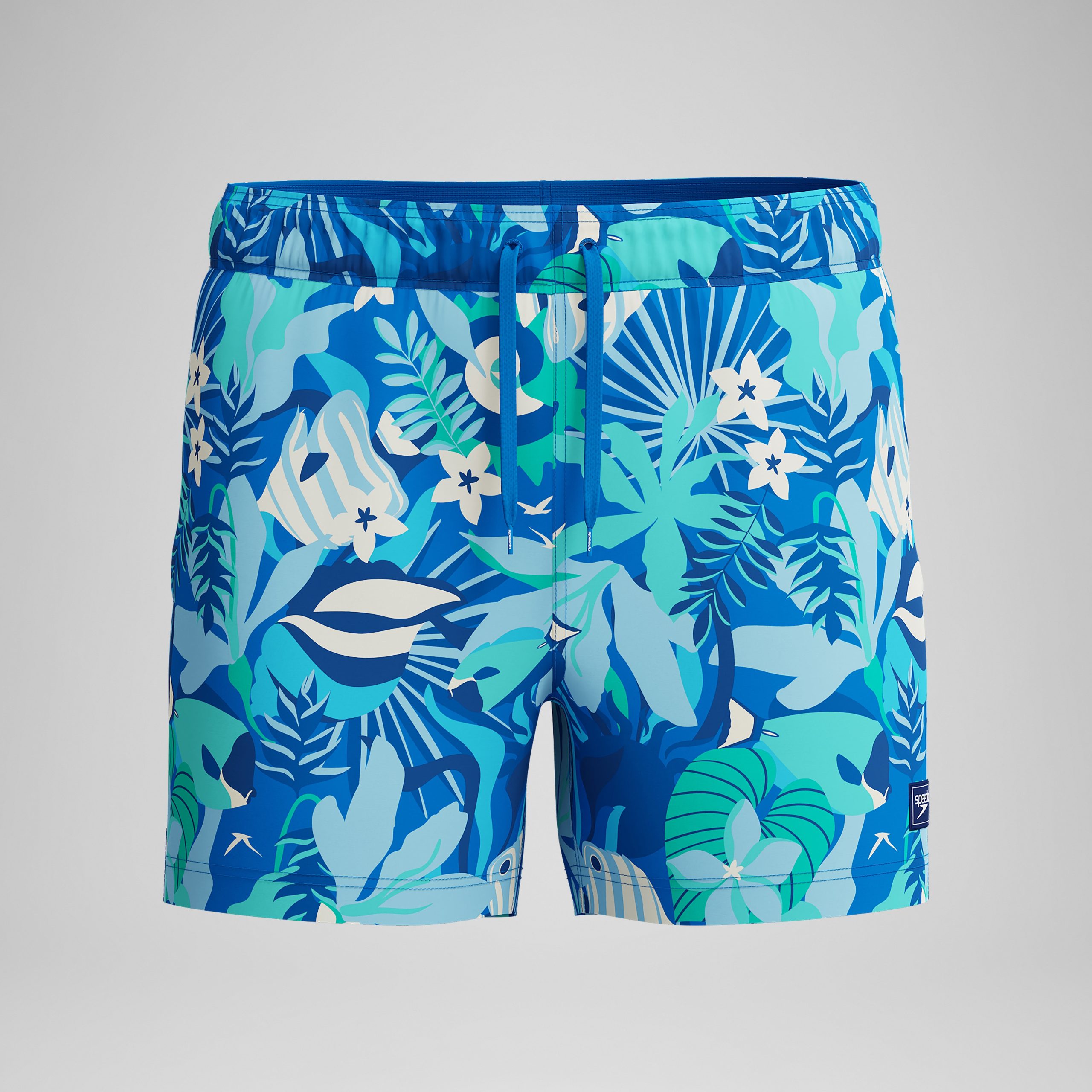 Men's Print Redondo Edge Volley Swim Trunks Green - Image 5