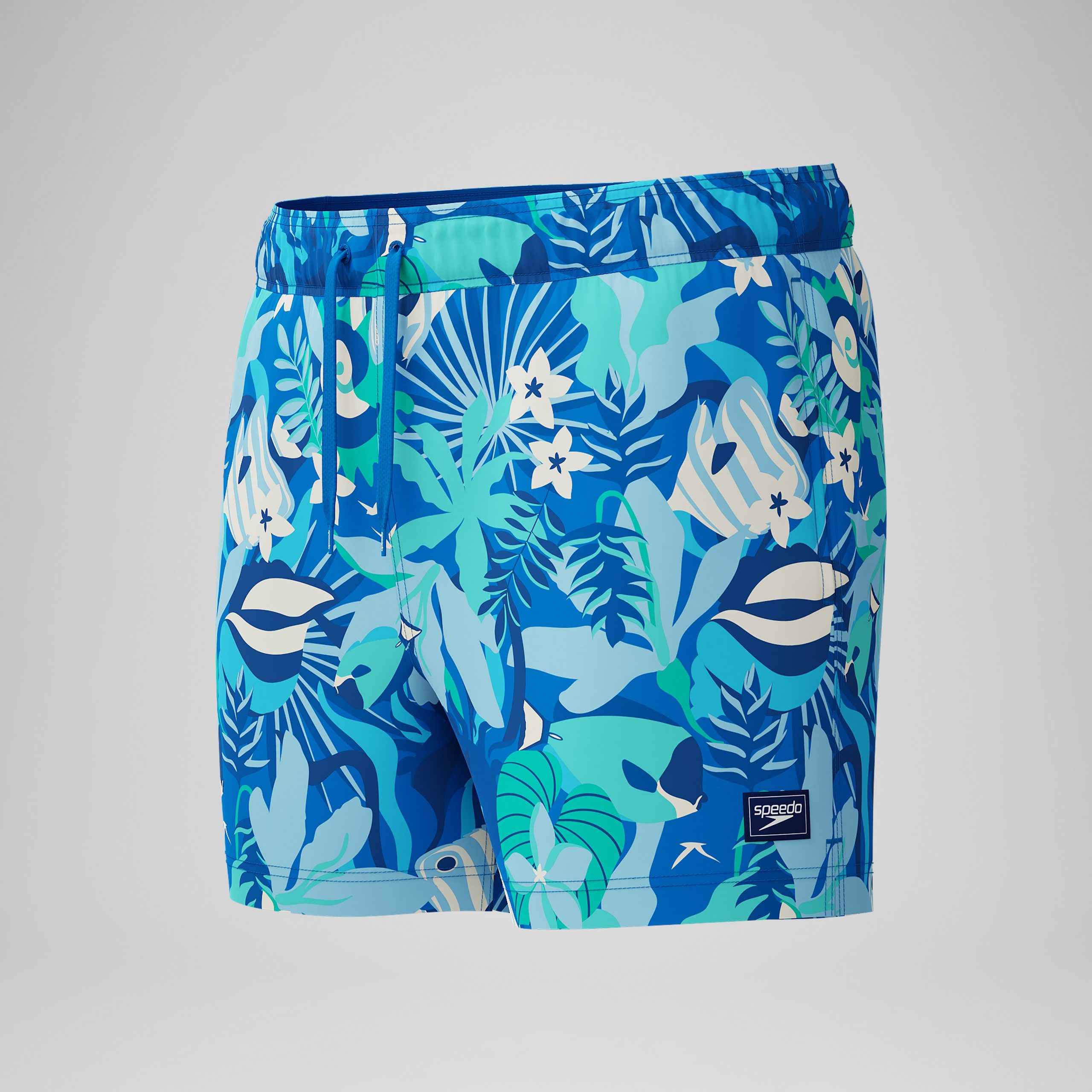 Men's Print Redondo Edge Volley Swim Trunks Green - Image 8
