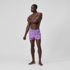 Men's Print Redondo Edge Volley Swim Trunks Pink