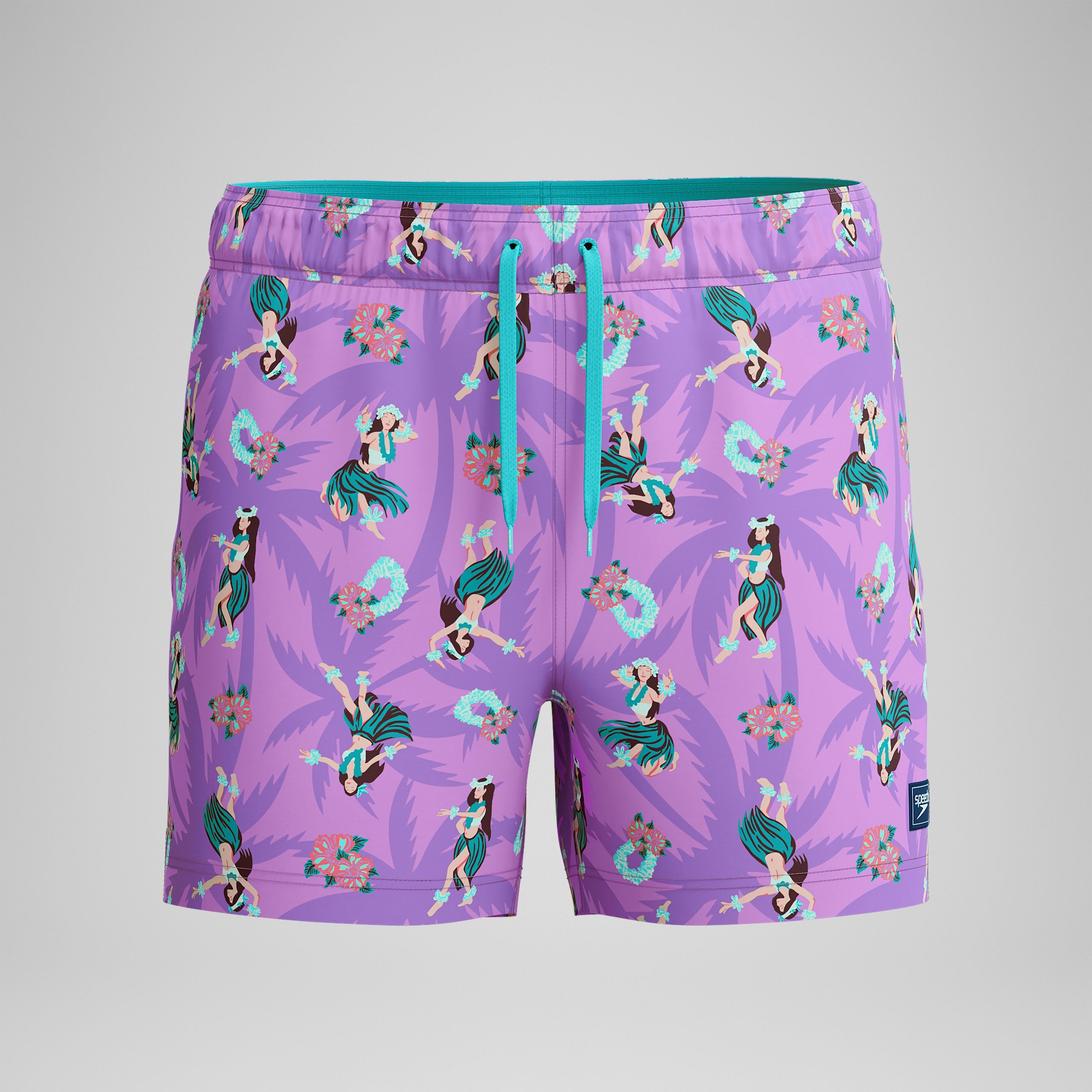 Men's Print Redondo Edge Volley Swim Trunks Pink - Image 5