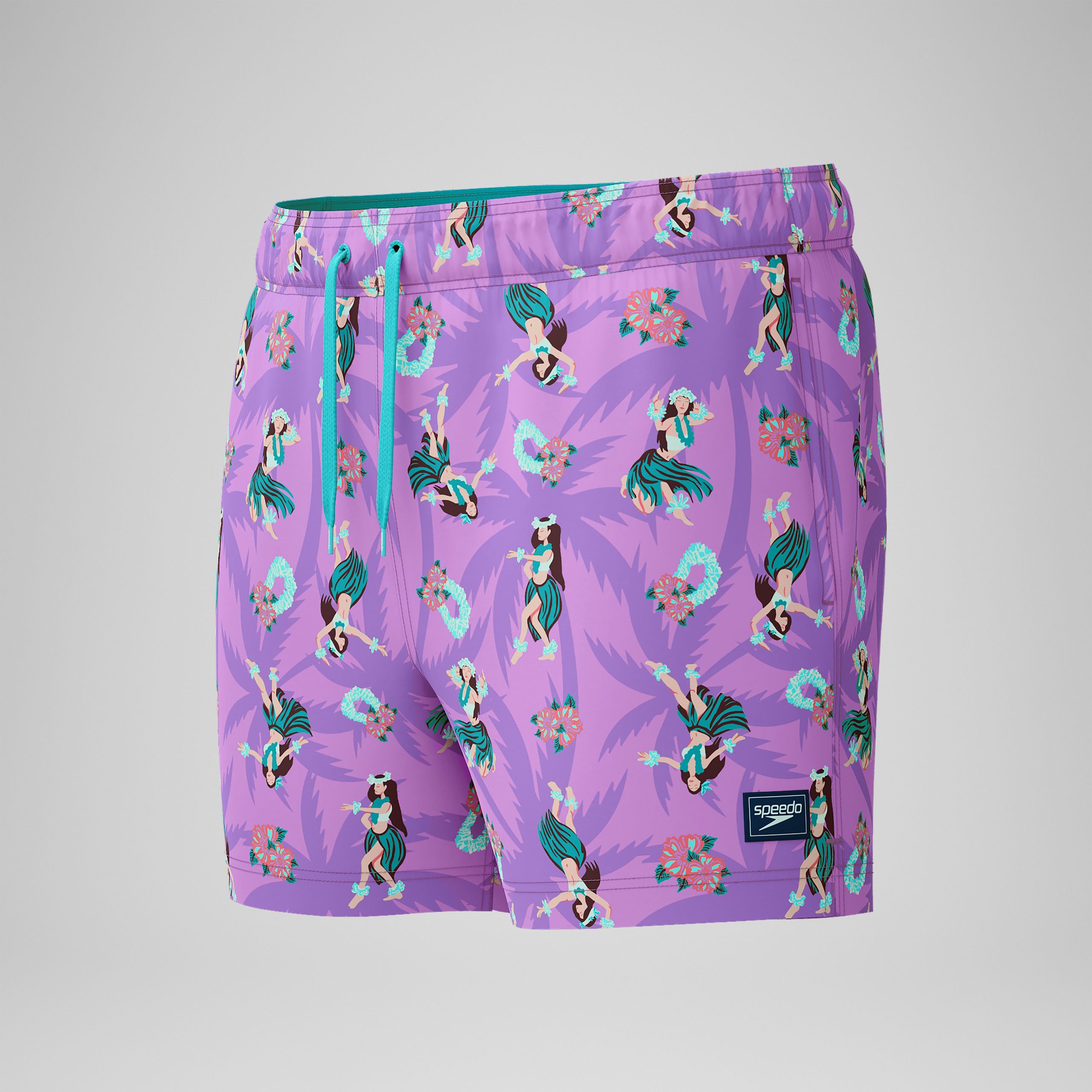 Men's Print Redondo Edge Volley Swim Trunks Pink - Image 8