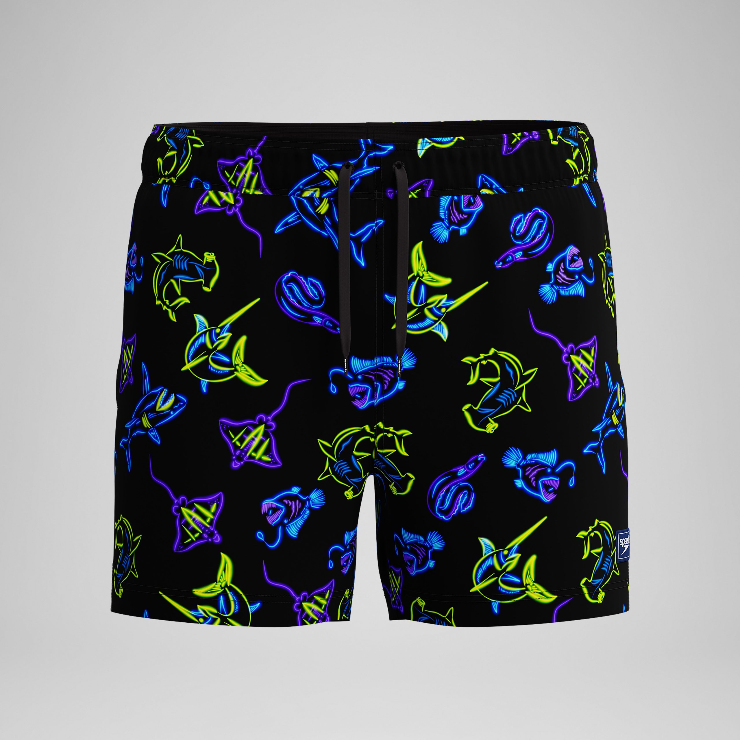 Men's Redondo Edge Printed Swim Shorts Navy