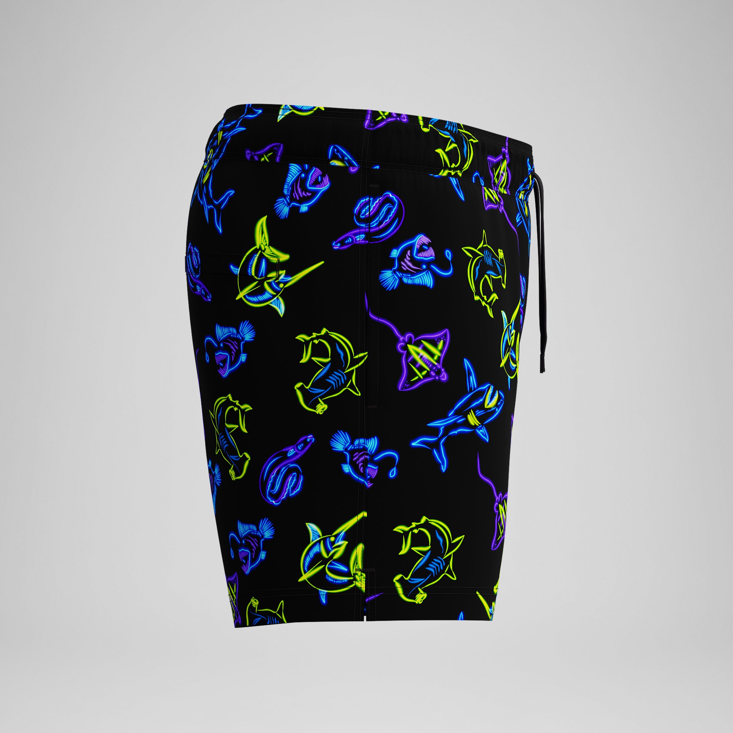 Men's Redondo Edge Printed Swim Shorts Navy - Image 2
