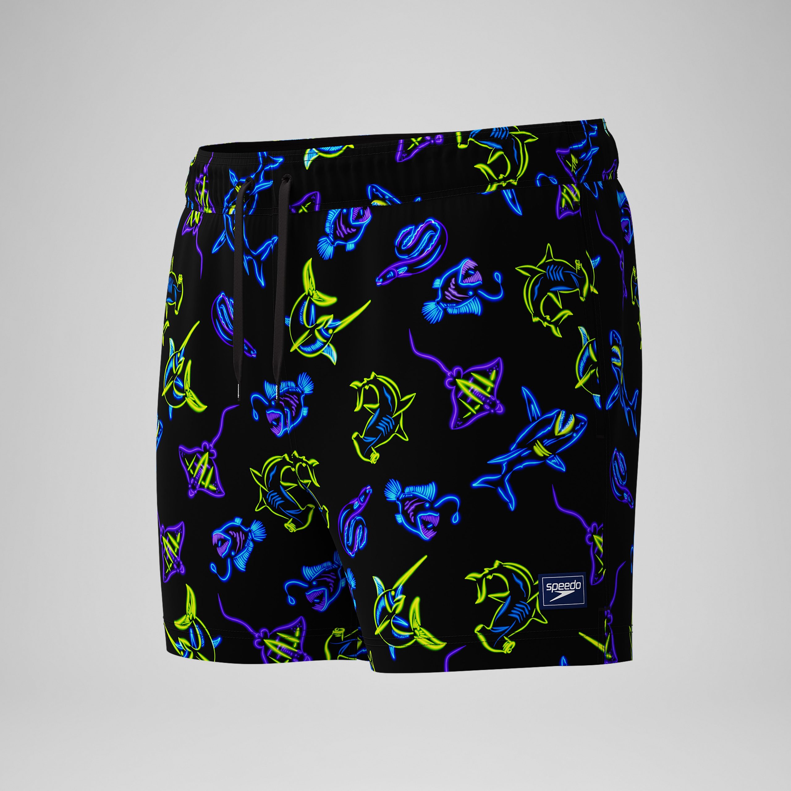 Men's Redondo Edge Printed Swim Shorts Navy - Image 4