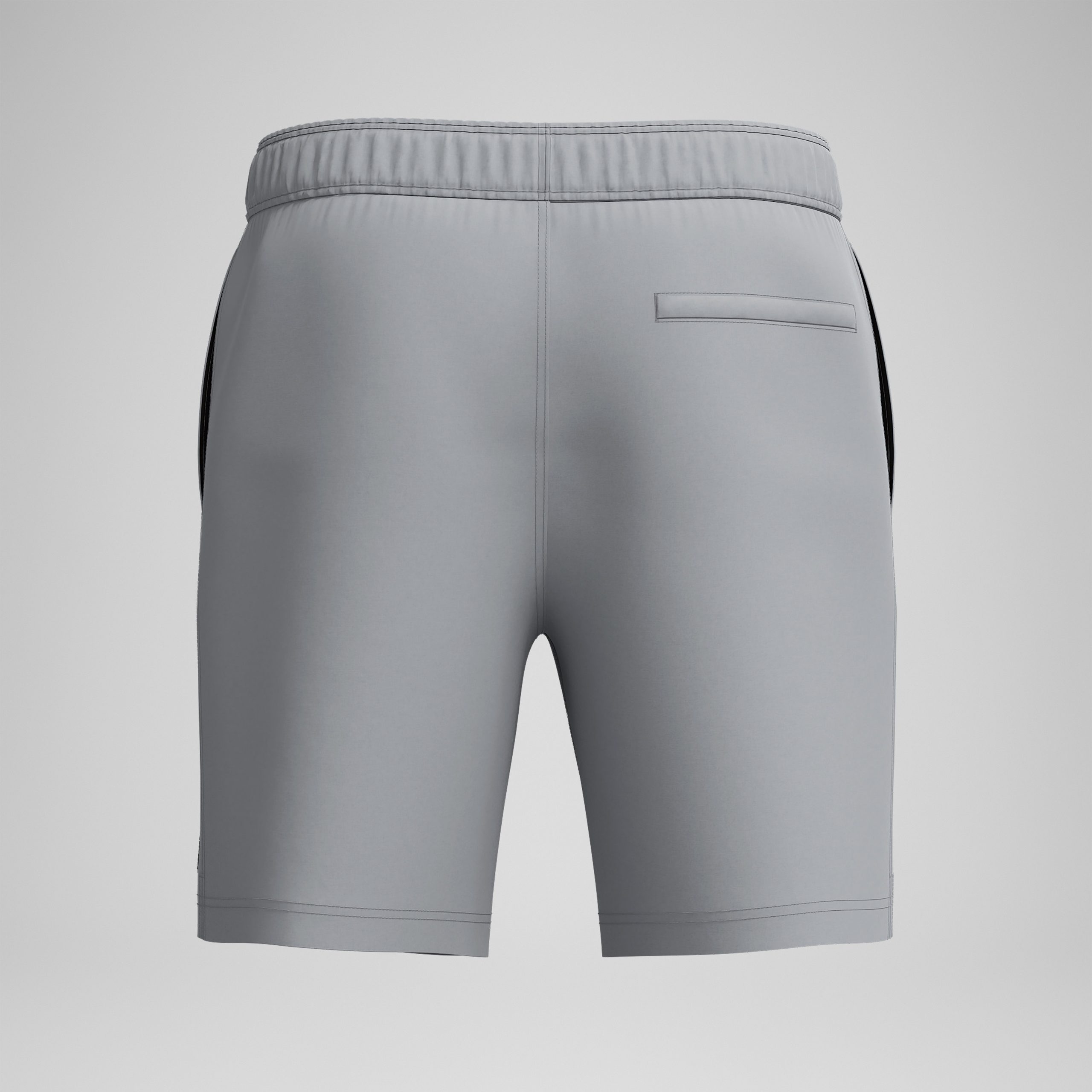 Men's Classic Solid Redondo Edge Volley Swim Trunks Gray - Image 7