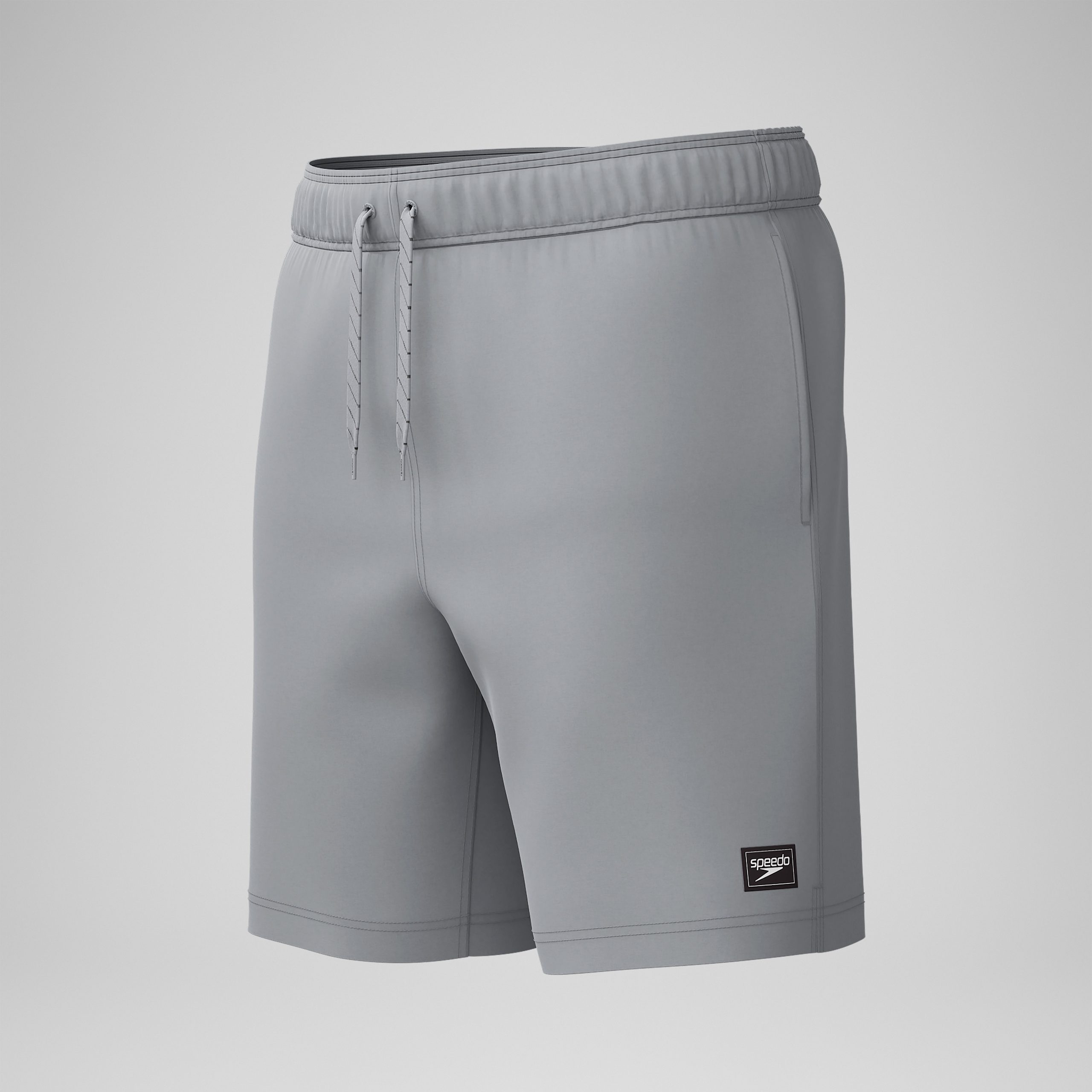 Men's Classic Solid Redondo Edge Volley Swim Trunks Gray - Image 8
