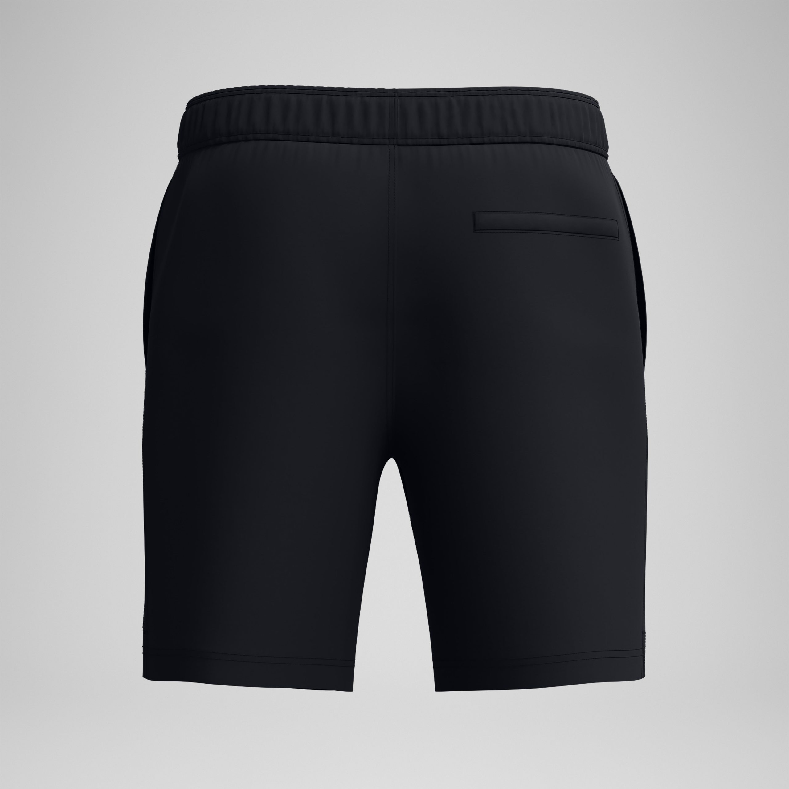 Men's Classic Solid Redondo Edge Volley Swim Trunks Black - Image 7