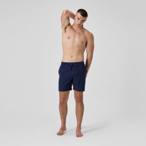 Men's Classic Solid Redondo Edge Volley Swim Trunks Navy