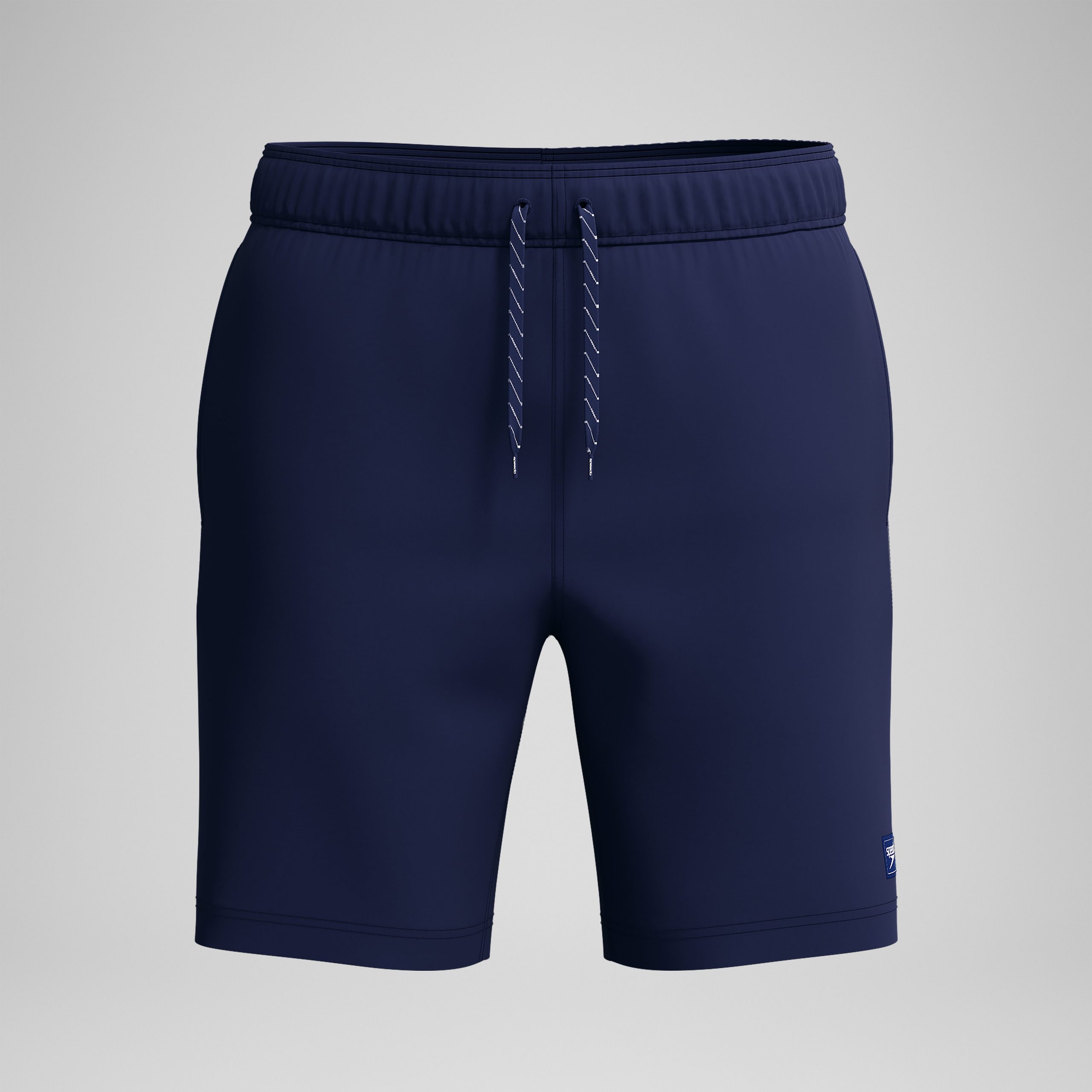 Men's Classic Solid Redondo Edge Volley Swim Trunks Navy - Image 5