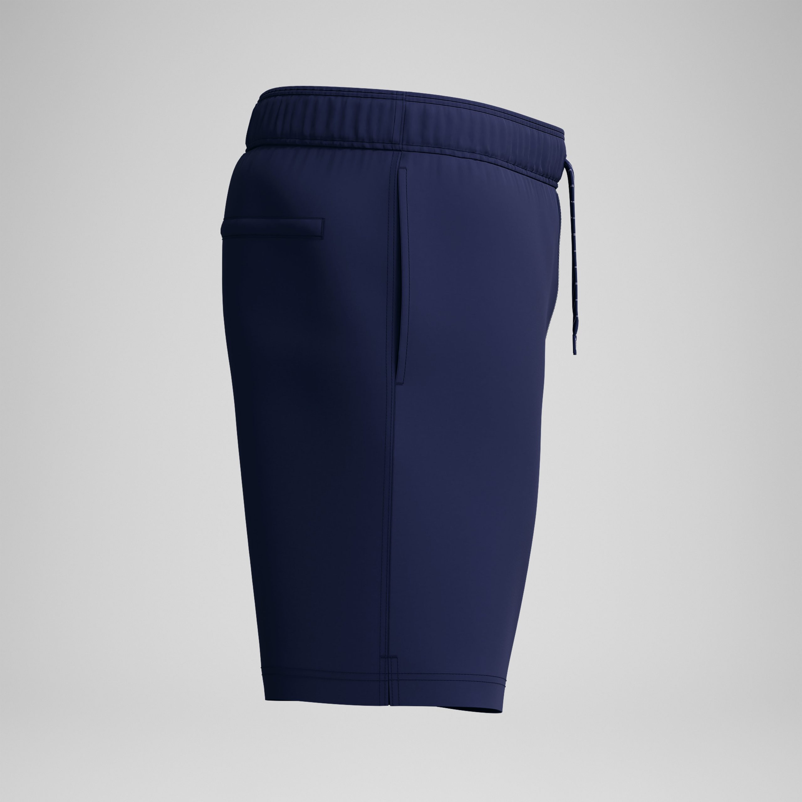 Men's Classic Solid Redondo Edge Volley Swim Trunks Navy - Image 6