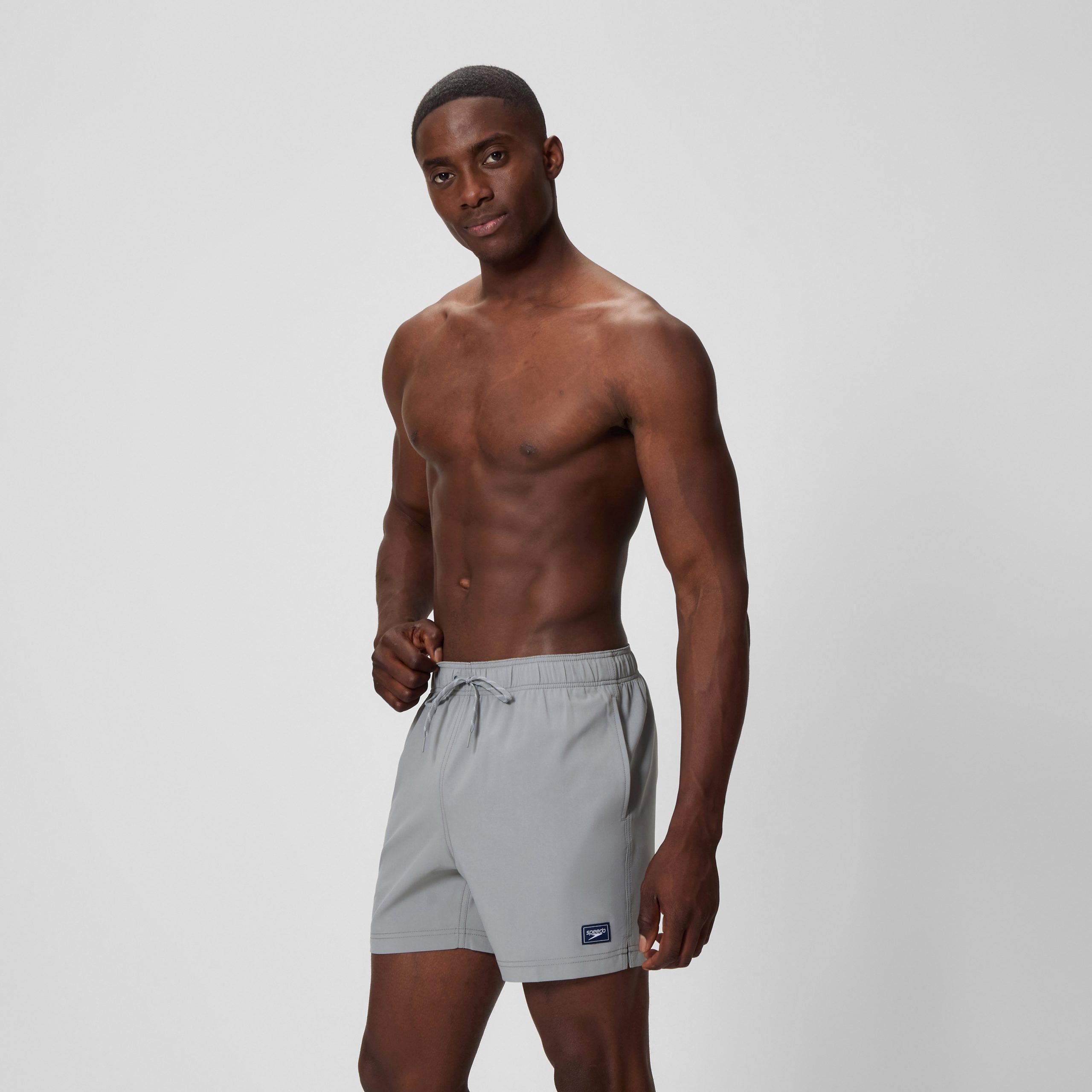 Men's Redondo Edge Solid Swim Shorts Grey - Image 2