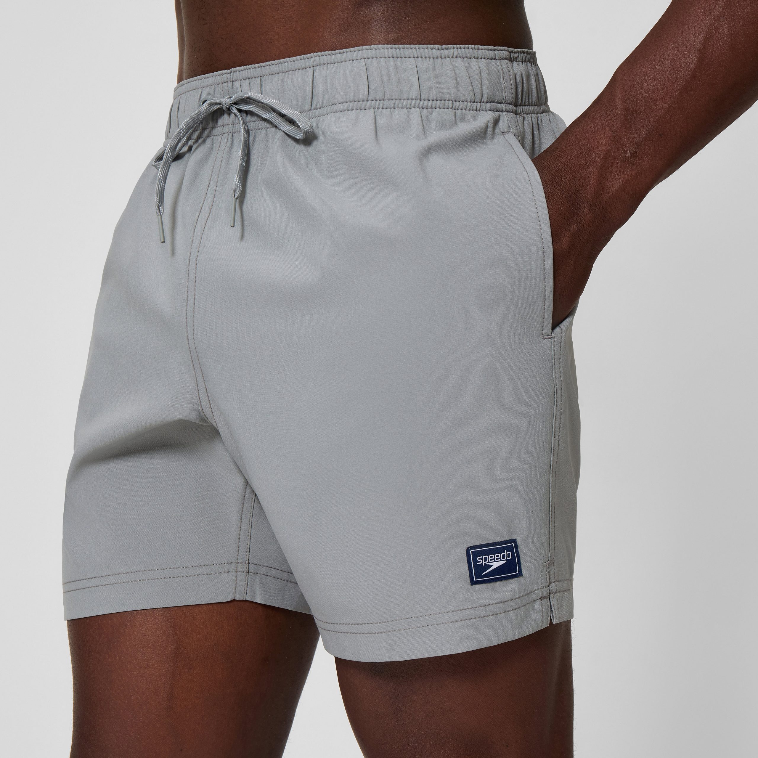 Men's Redondo Edge Solid Swim Shorts Grey - Image 9