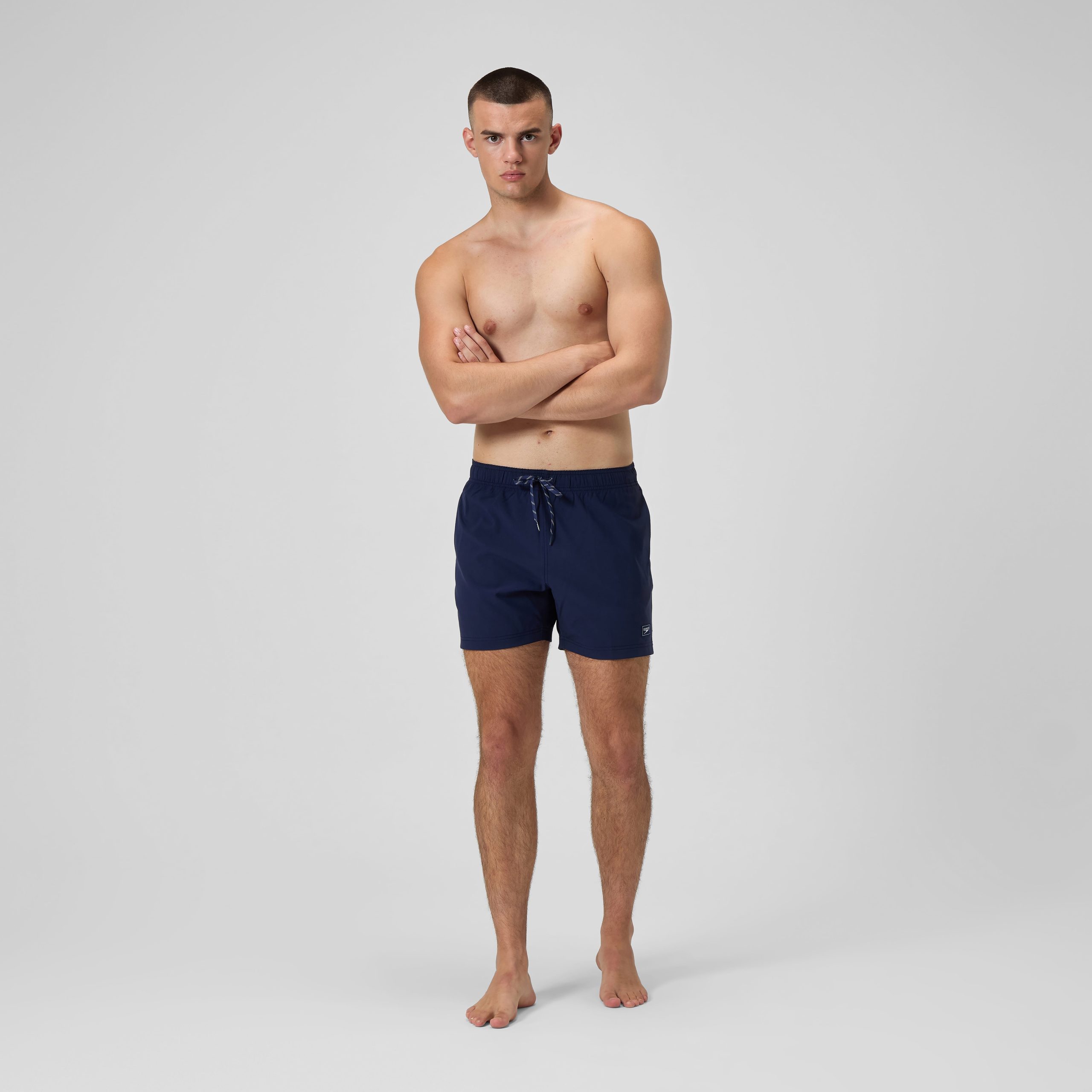 Men's Classic Solid Redondo Edge Volley Swim Trunks Navy