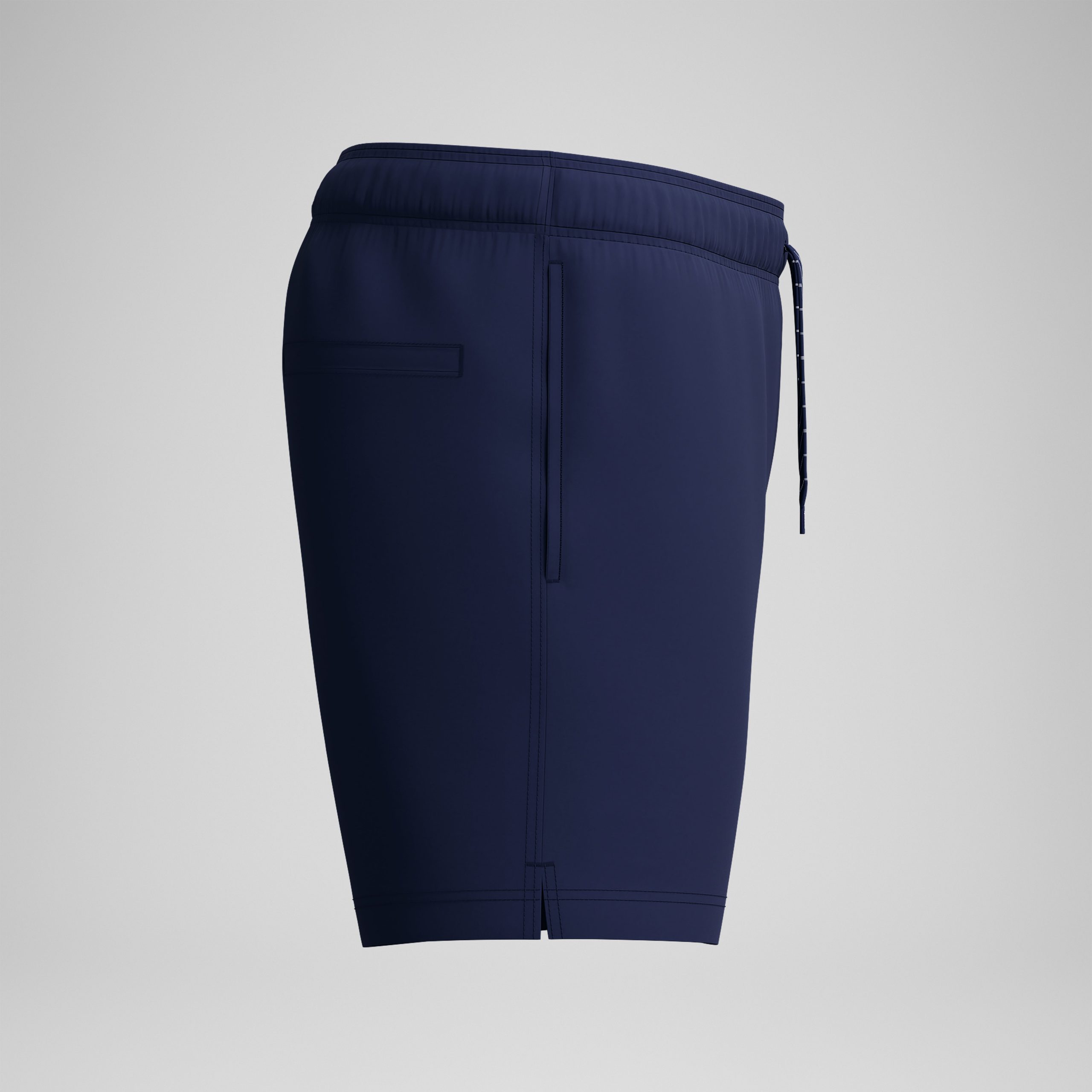 Men's Classic Solid Redondo Edge Volley Swim Trunks Navy - Image 6