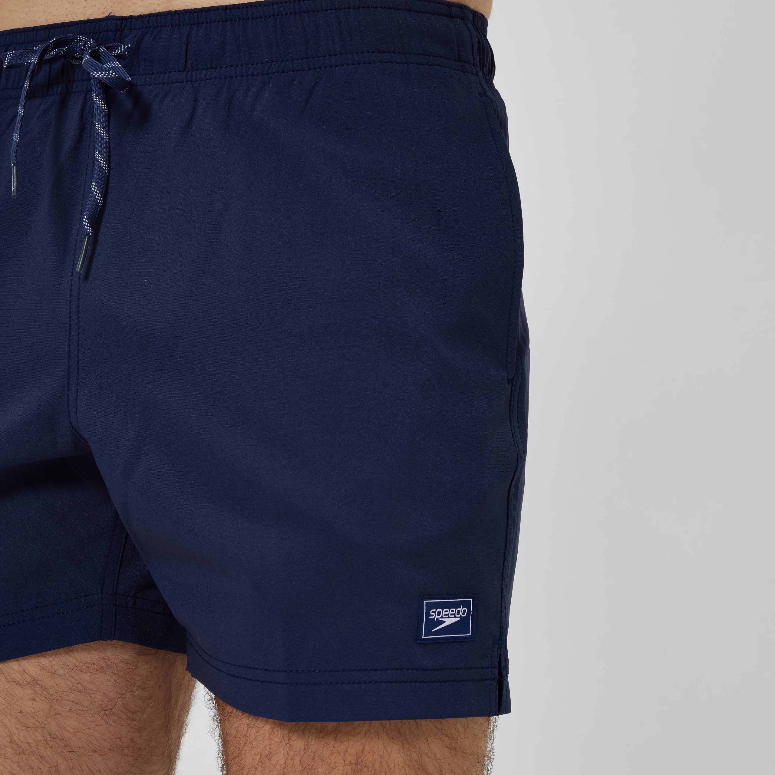 Men's Classic Solid Redondo Edge Volley Swim Trunks Navy - Image 10
