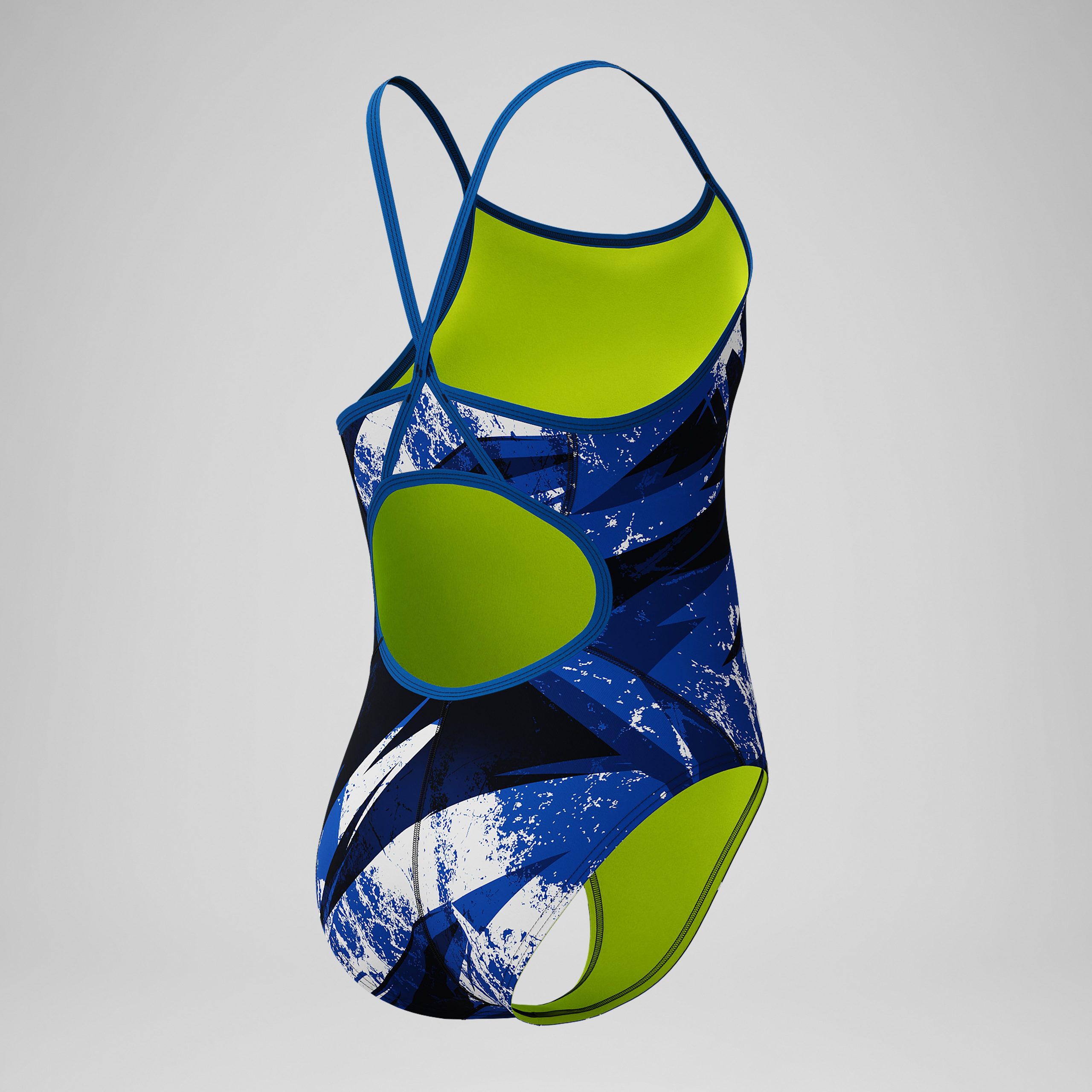 Girls Bolted Flyback One Piece Blue - Image 3