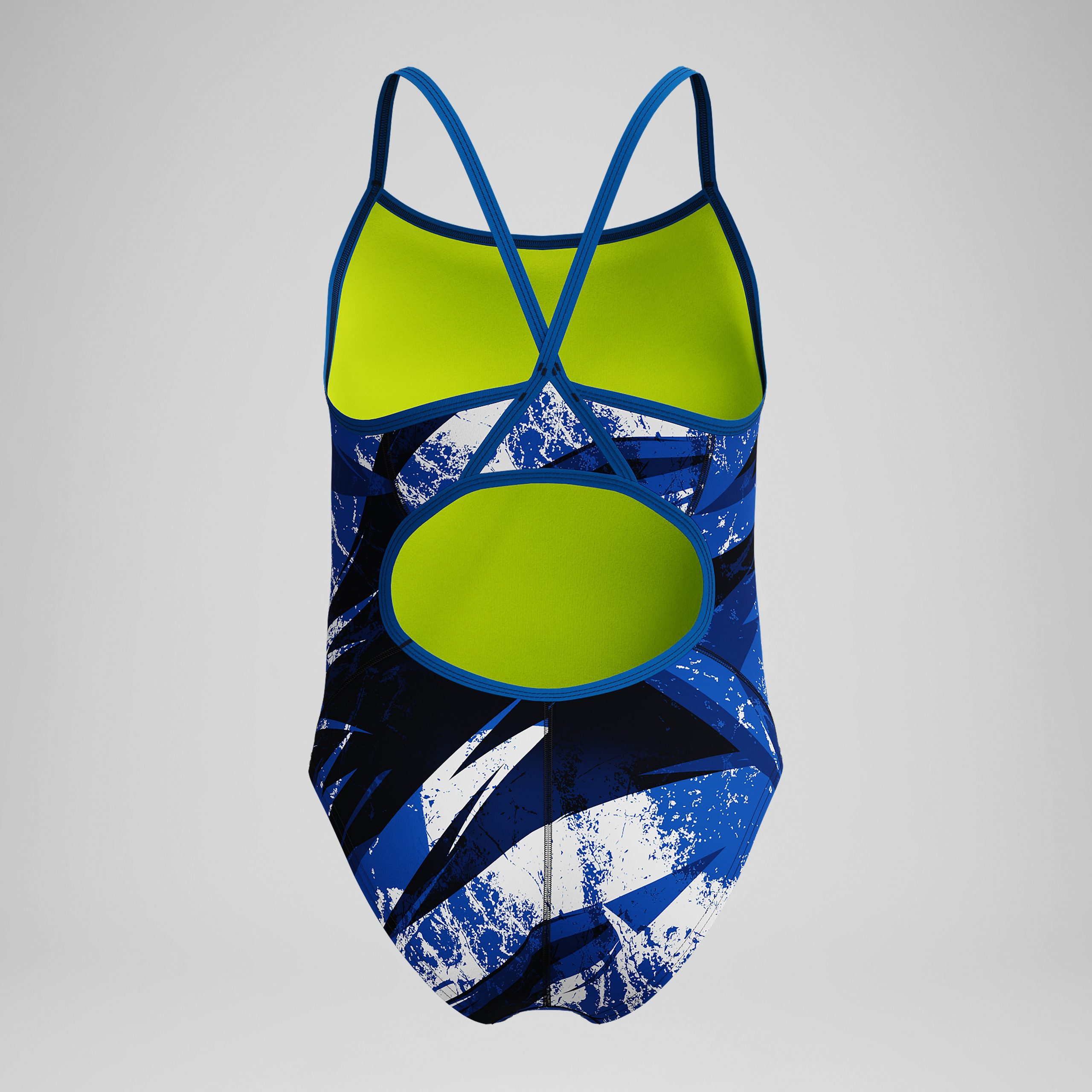 Girls Bolted Flyback One Piece Blue - Image 4