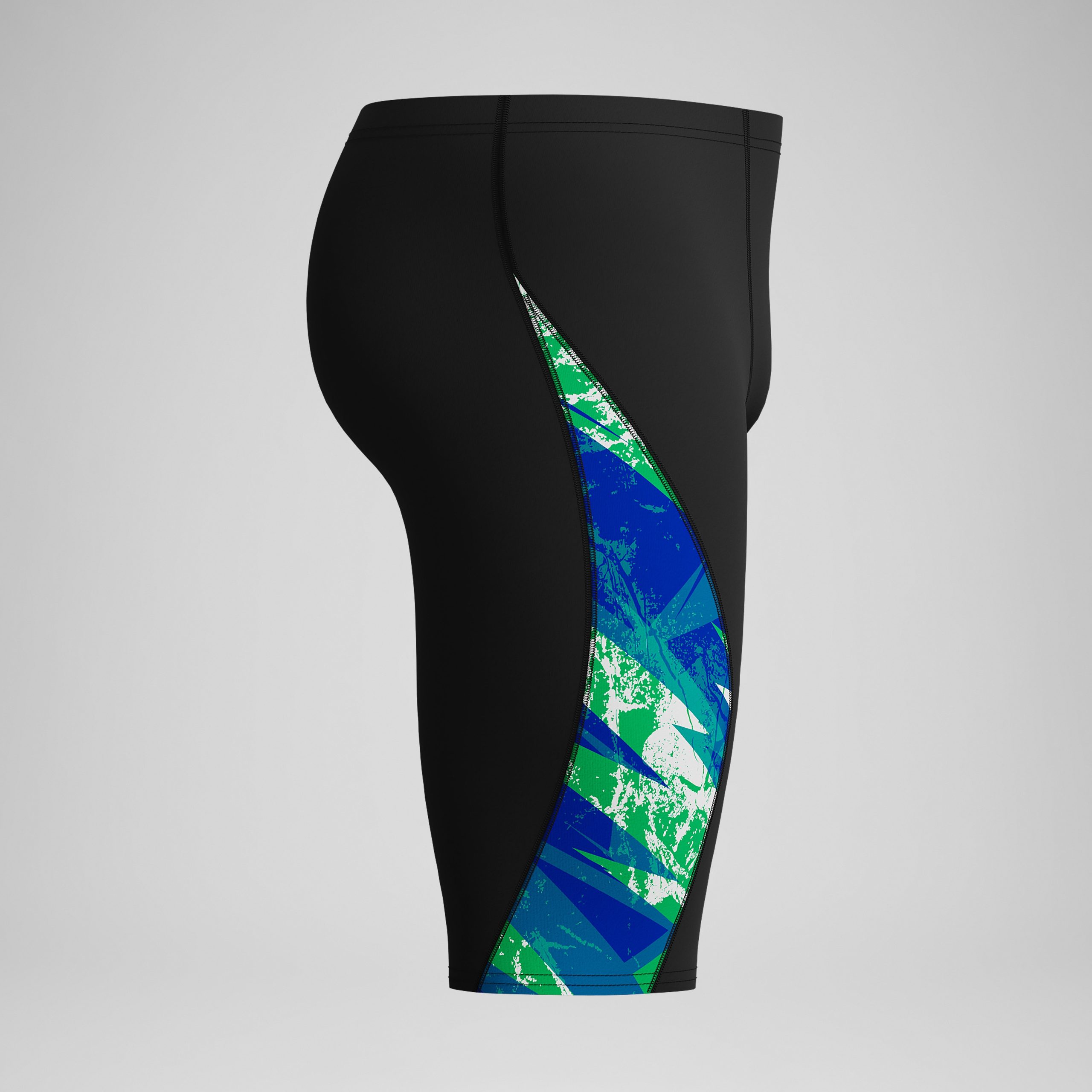 Boys Bolted Splice Jammer Black/Green - Image 2