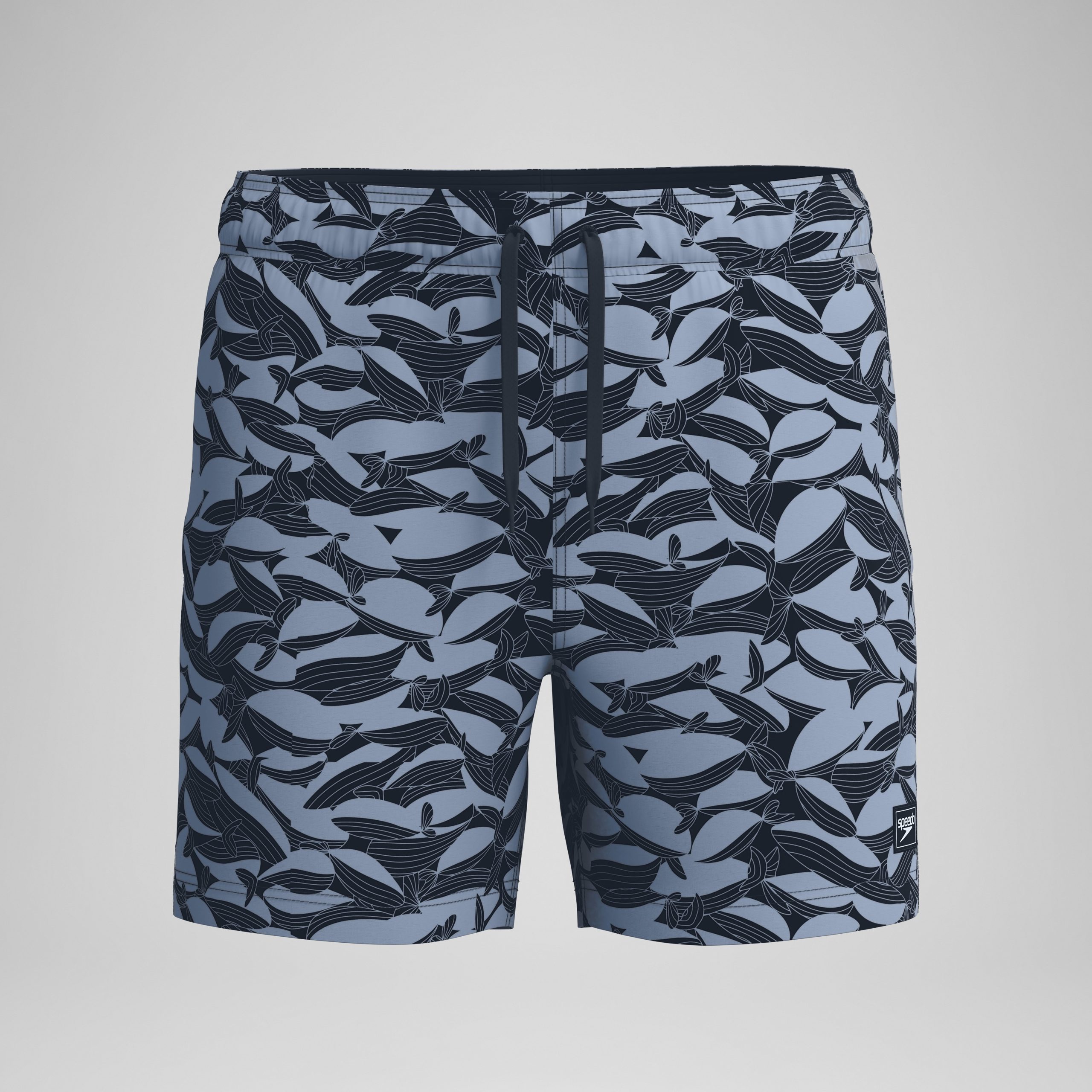 Men's Redondo Edge Printed Swim Shorts Grey/Black - Image 4
