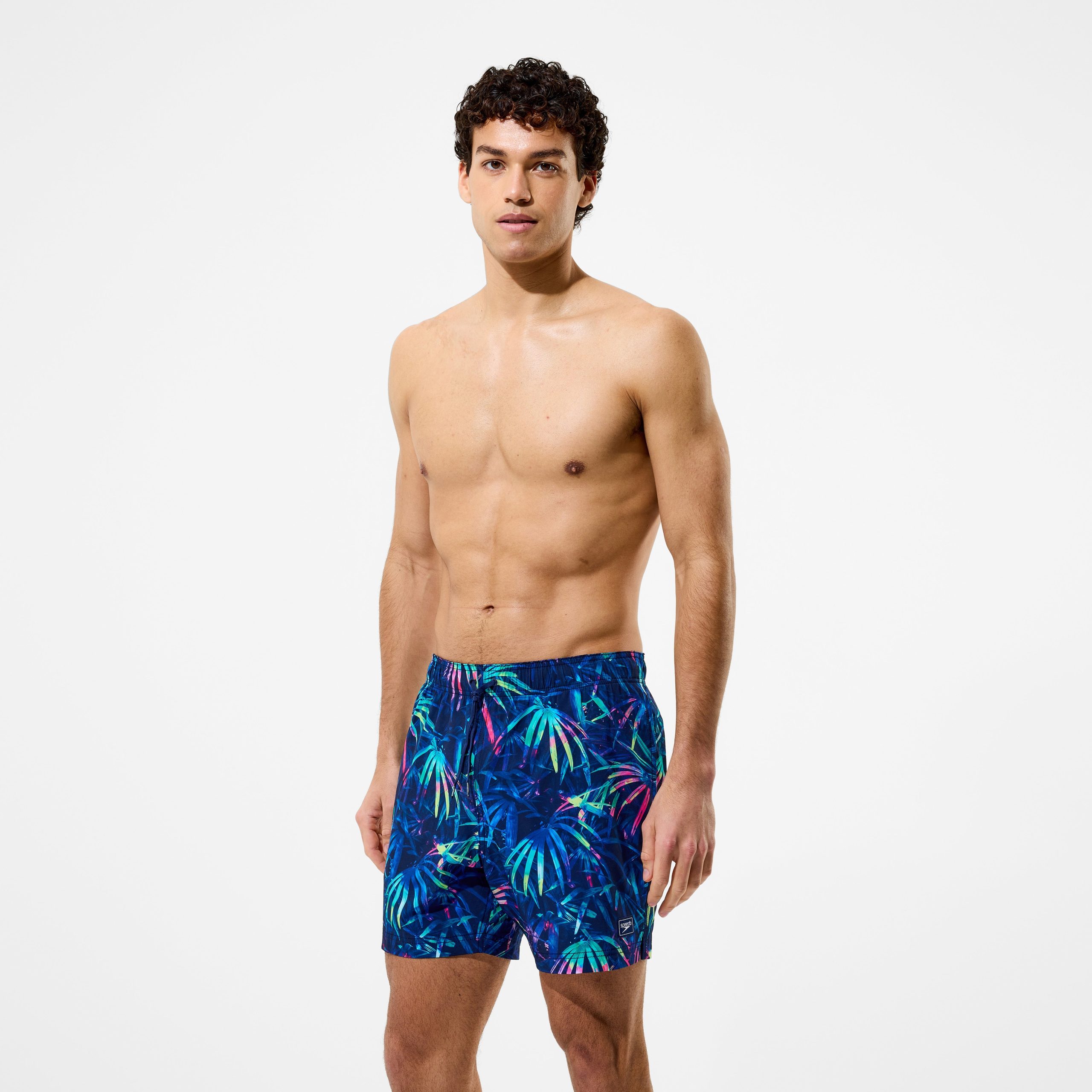 Men's Redondo Edge Printed Swim Shorts Navy - Image 2