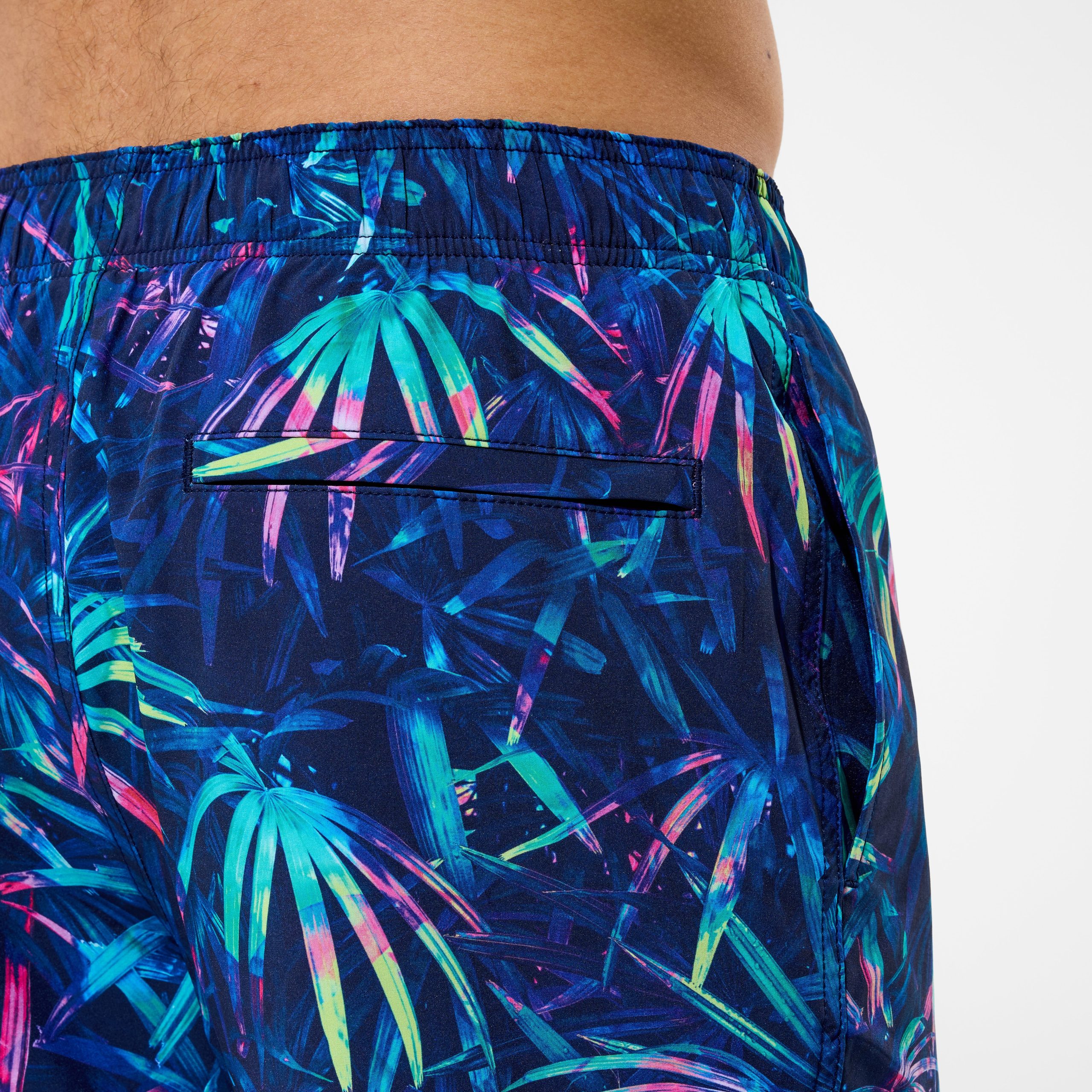 Men's Redondo Edge Printed Swim Shorts Navy - Image 4