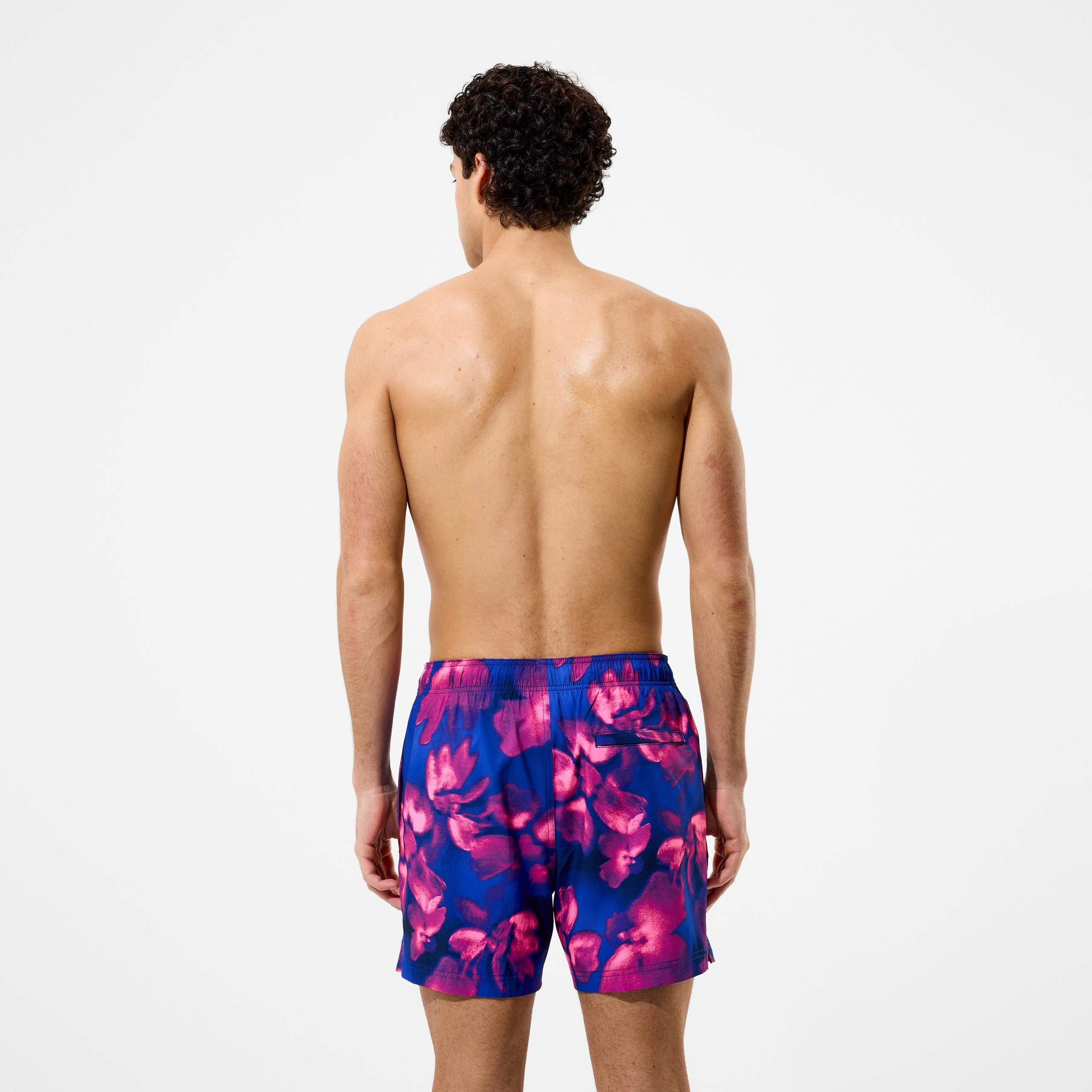 Men's Redondo Edge Printed Swim Shorts Blue/Pink - Image 3