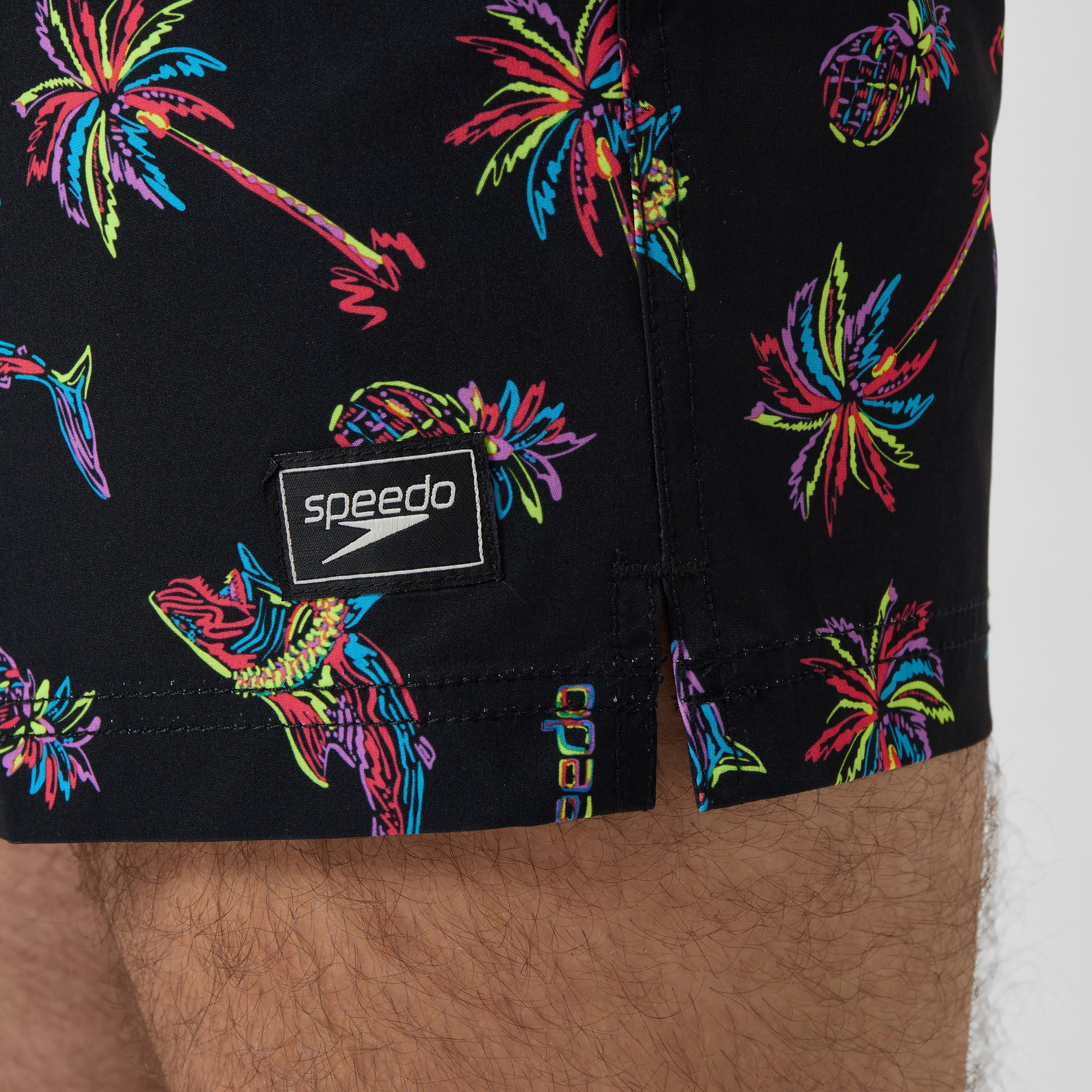 Men's Print Redondo Edge Volley Swim Trunks Navy/Pink - Image 10