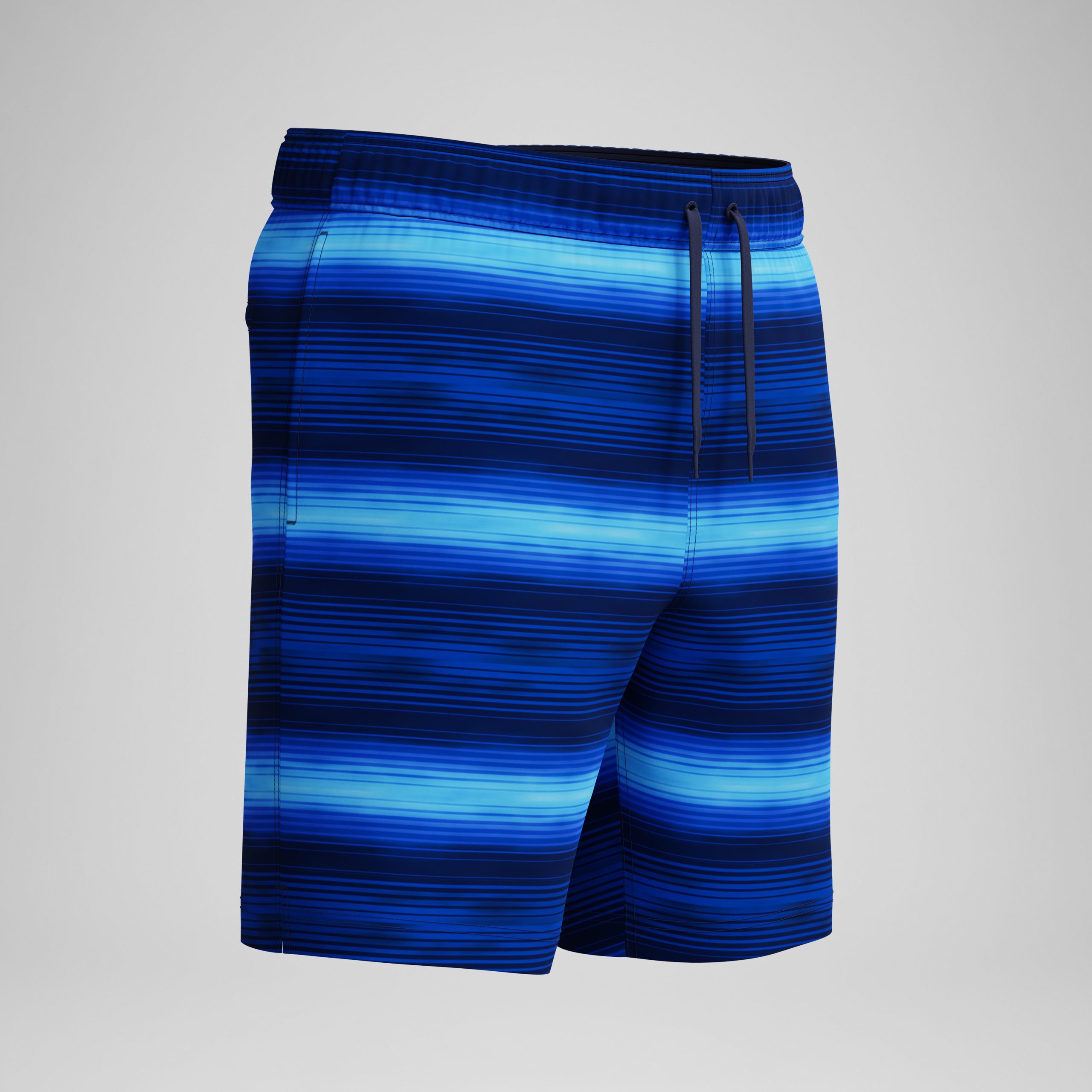 Men's Redondo Edge Printed Swim Shorts Navy/Blue - Image 2