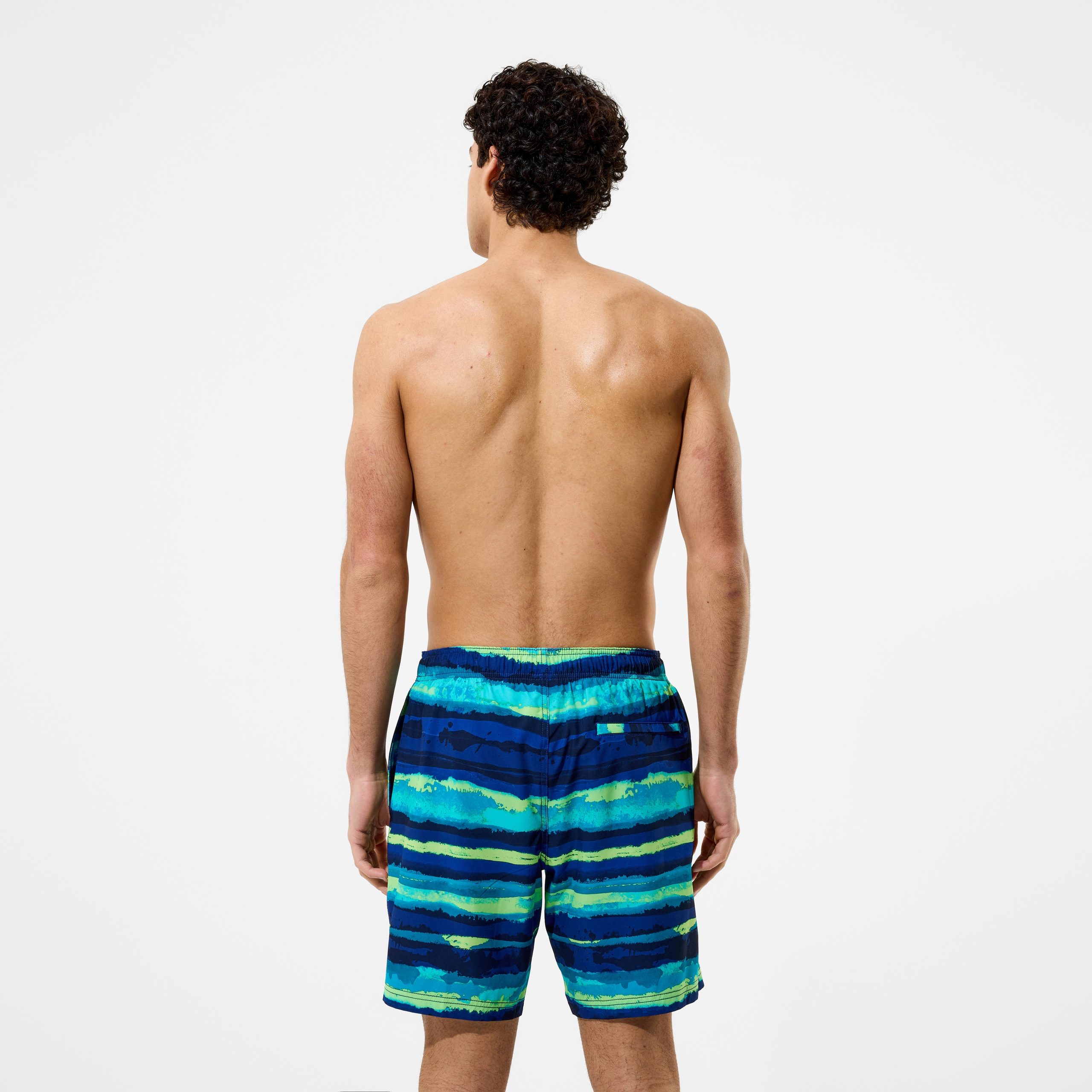 Men's Redondo Edge Printed Swim Shorts Navy - Image 3