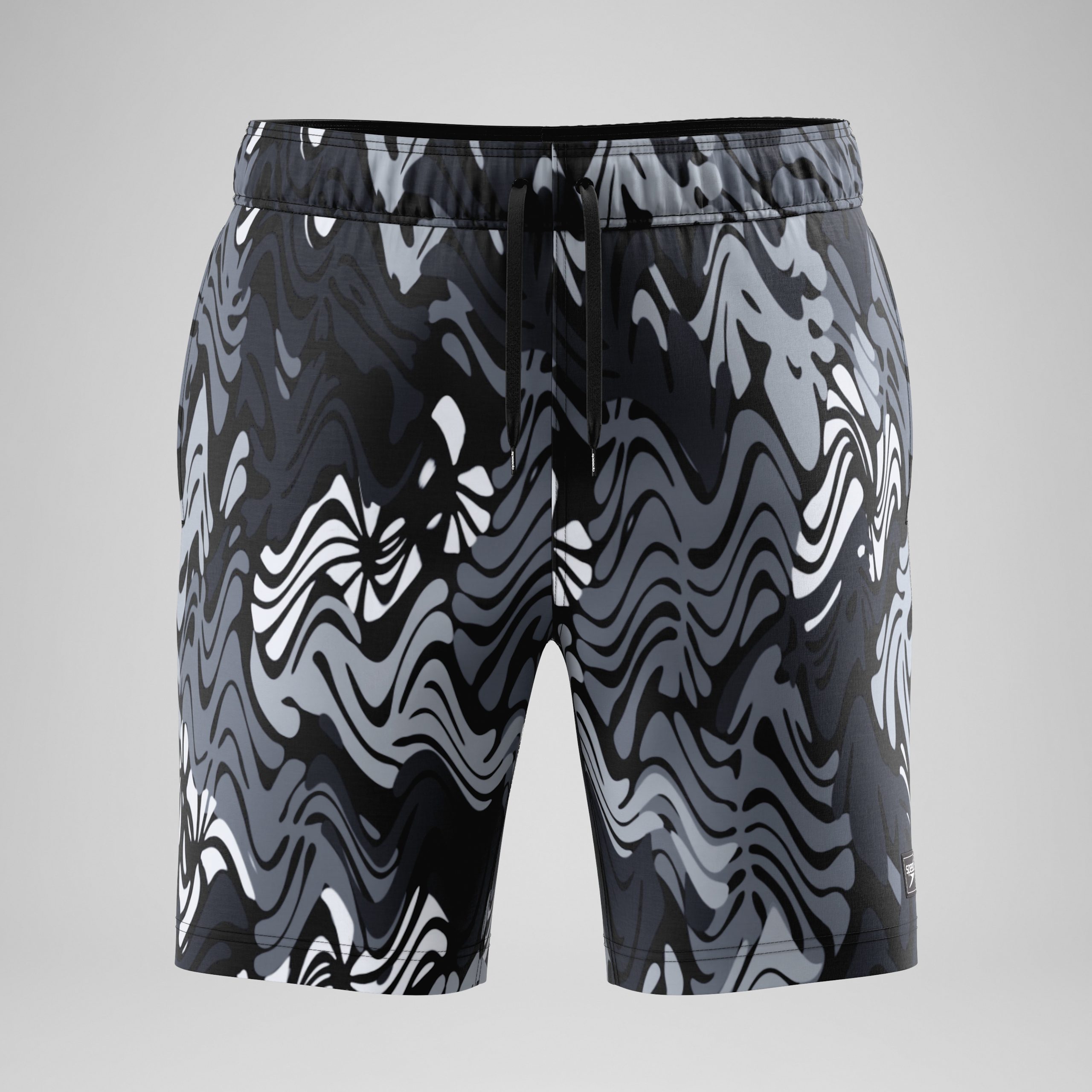 Men's Redondo Edge Printed Swim Shorts Black - Image 4