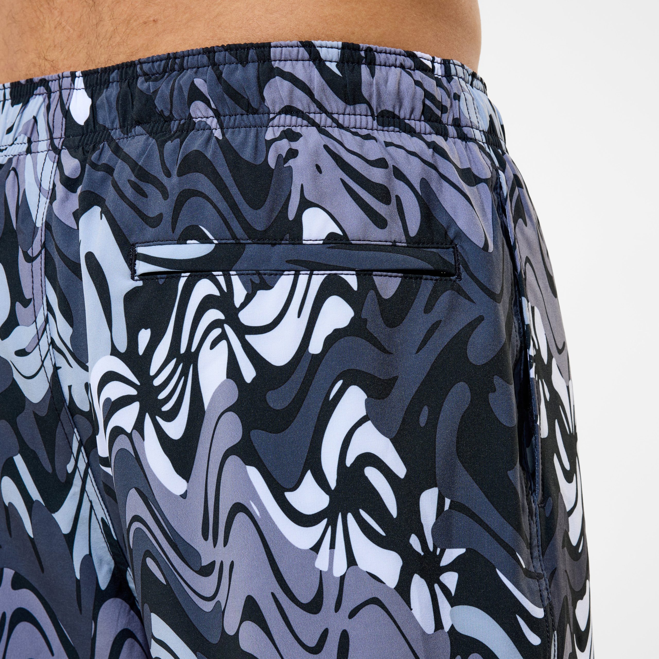 Men's Redondo Edge Printed Swim Shorts Black - Image 8