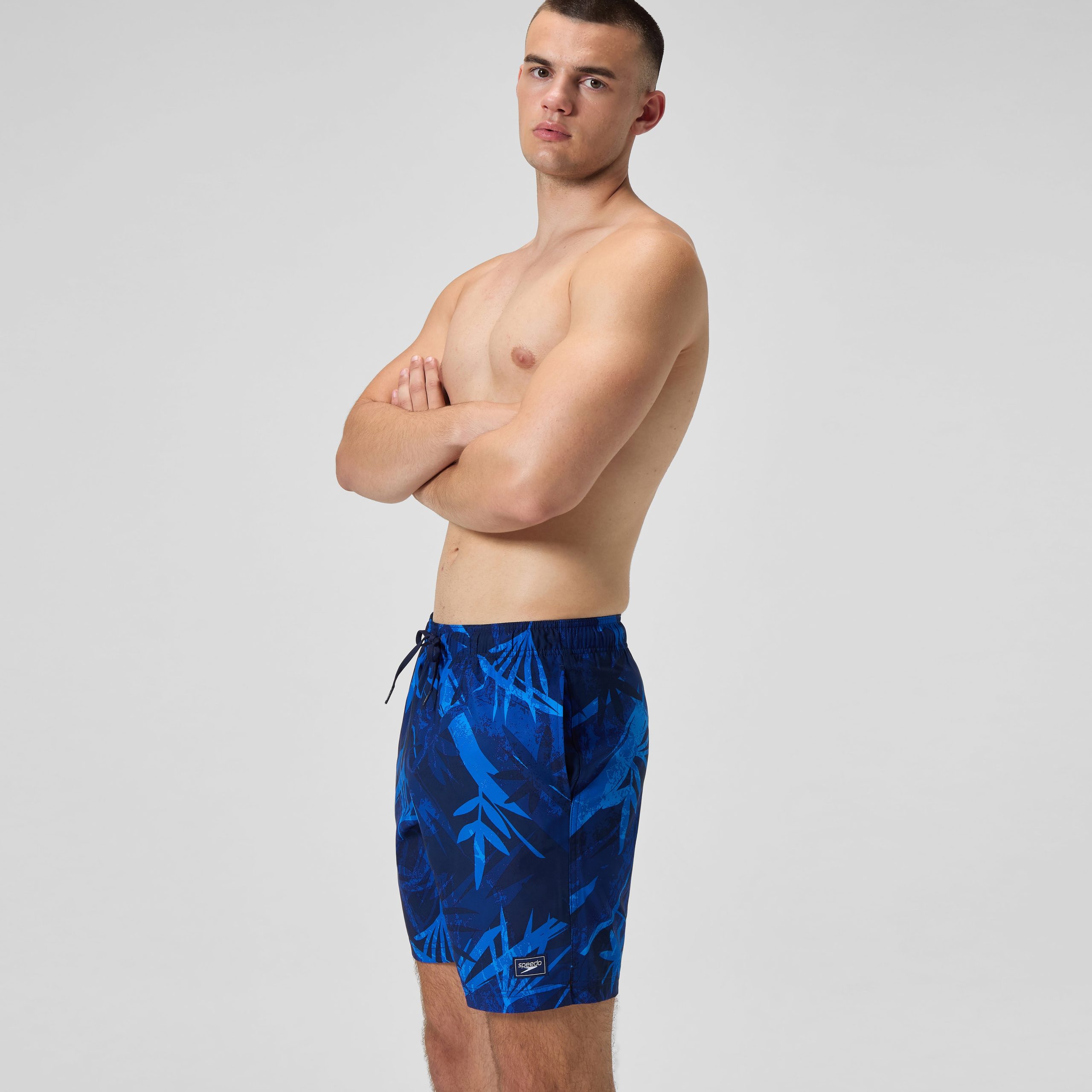 Men's Print Redondo Volley Swim Shorts Blue - Image 3