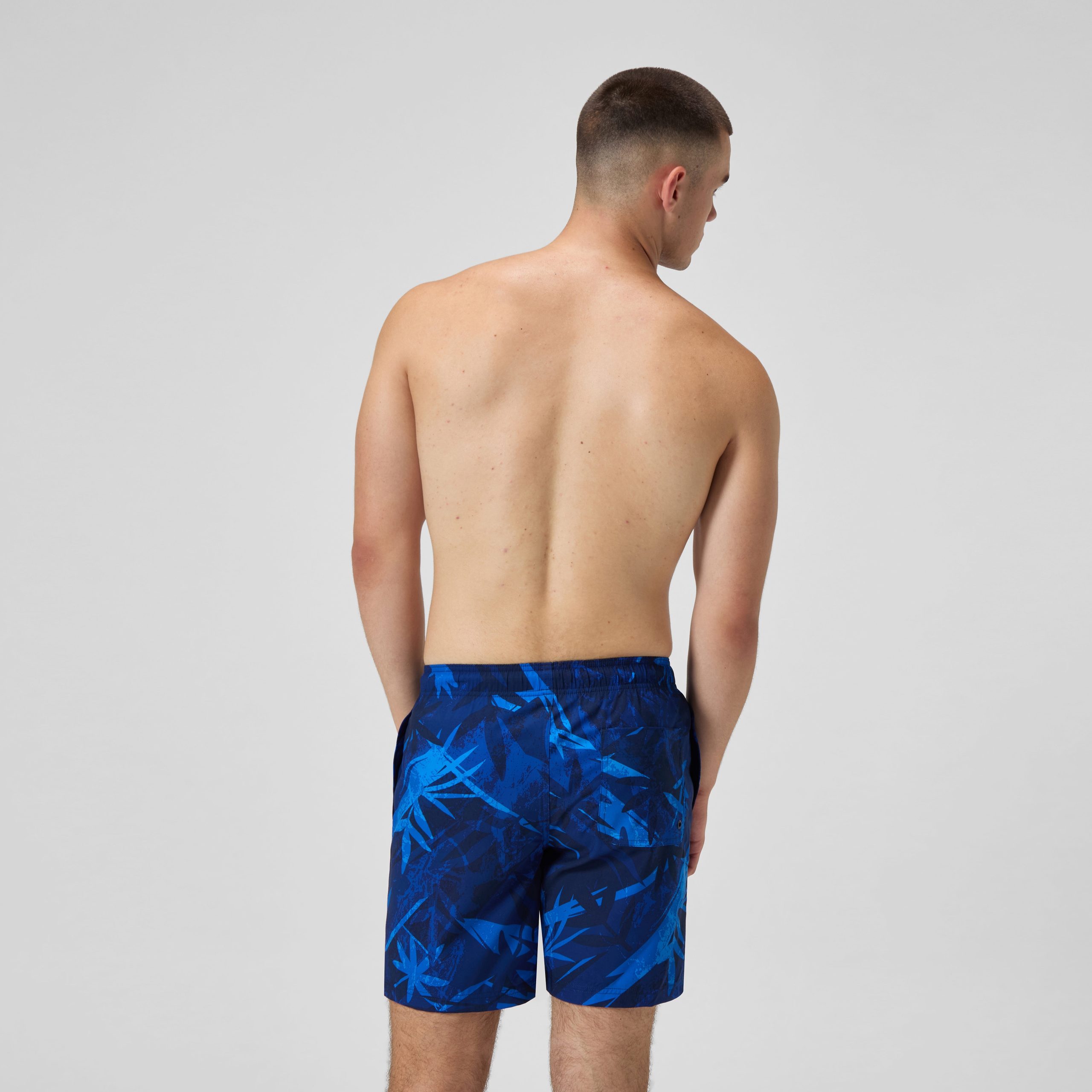 Men's Print Redondo Volley Swim Shorts Blue - Image 4