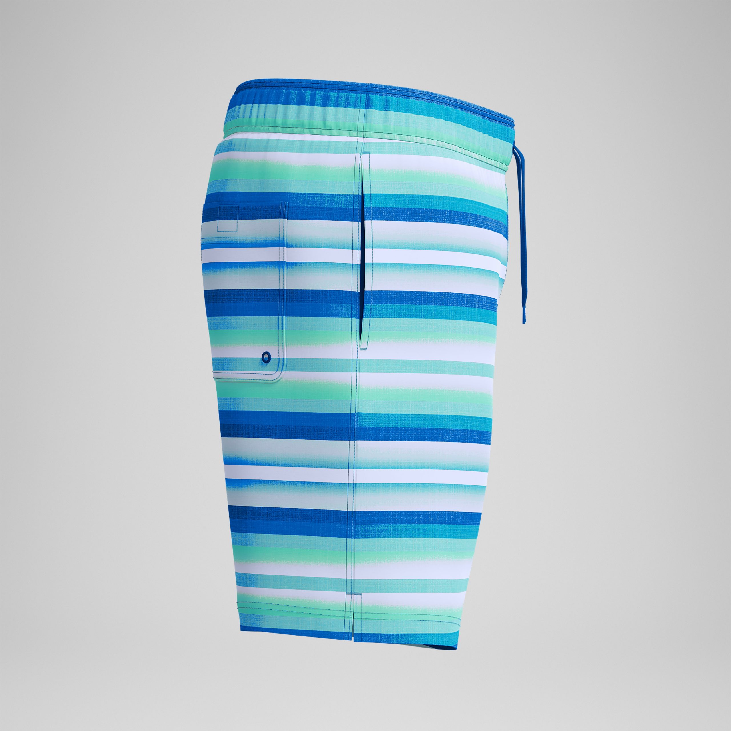 Men's Print Redondo Volley Swim Shorts Blue/White - Image 6