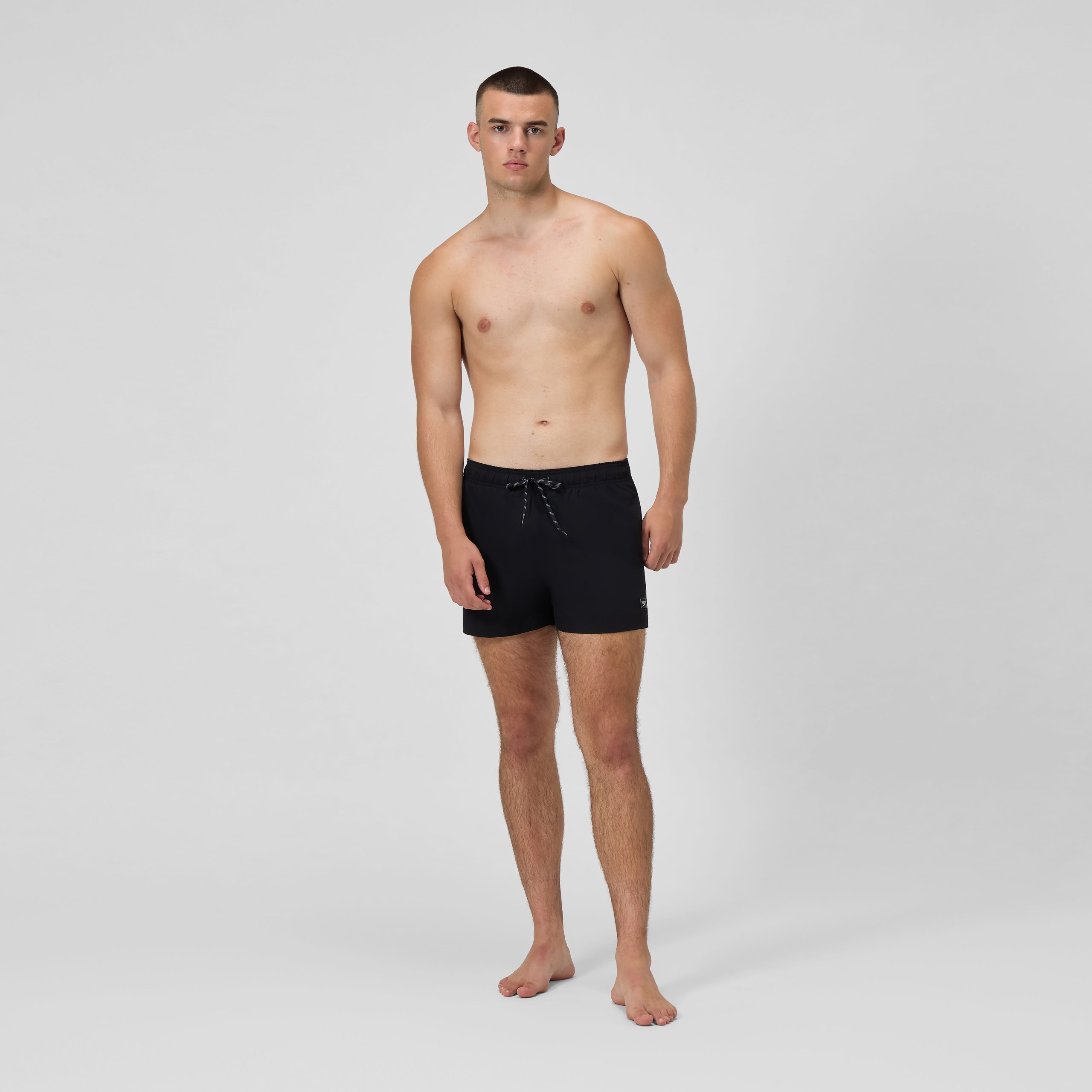 Men's Classics Solid Redondo Edge Volley Swim Trunks Black
