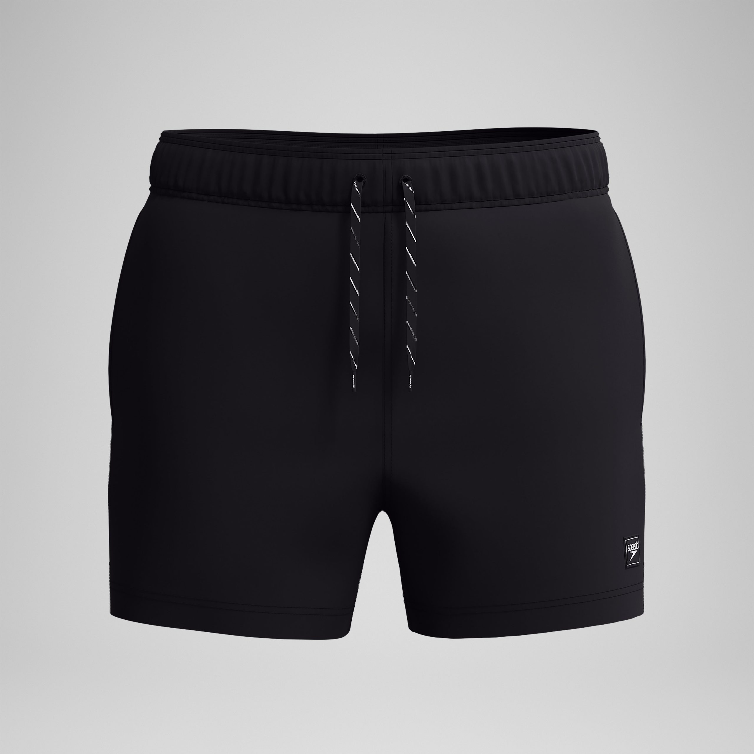 Men's Classics Solid Redondo Edge Volley Swim Trunks Black - Image 5