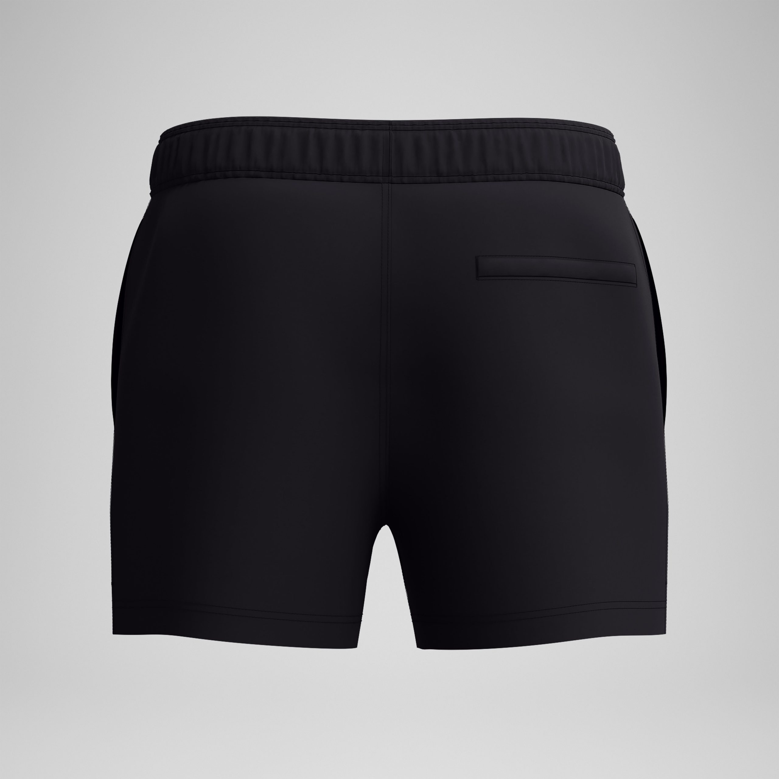 Men's Classics Solid Redondo Edge Volley Swim Trunks Black - Image 7